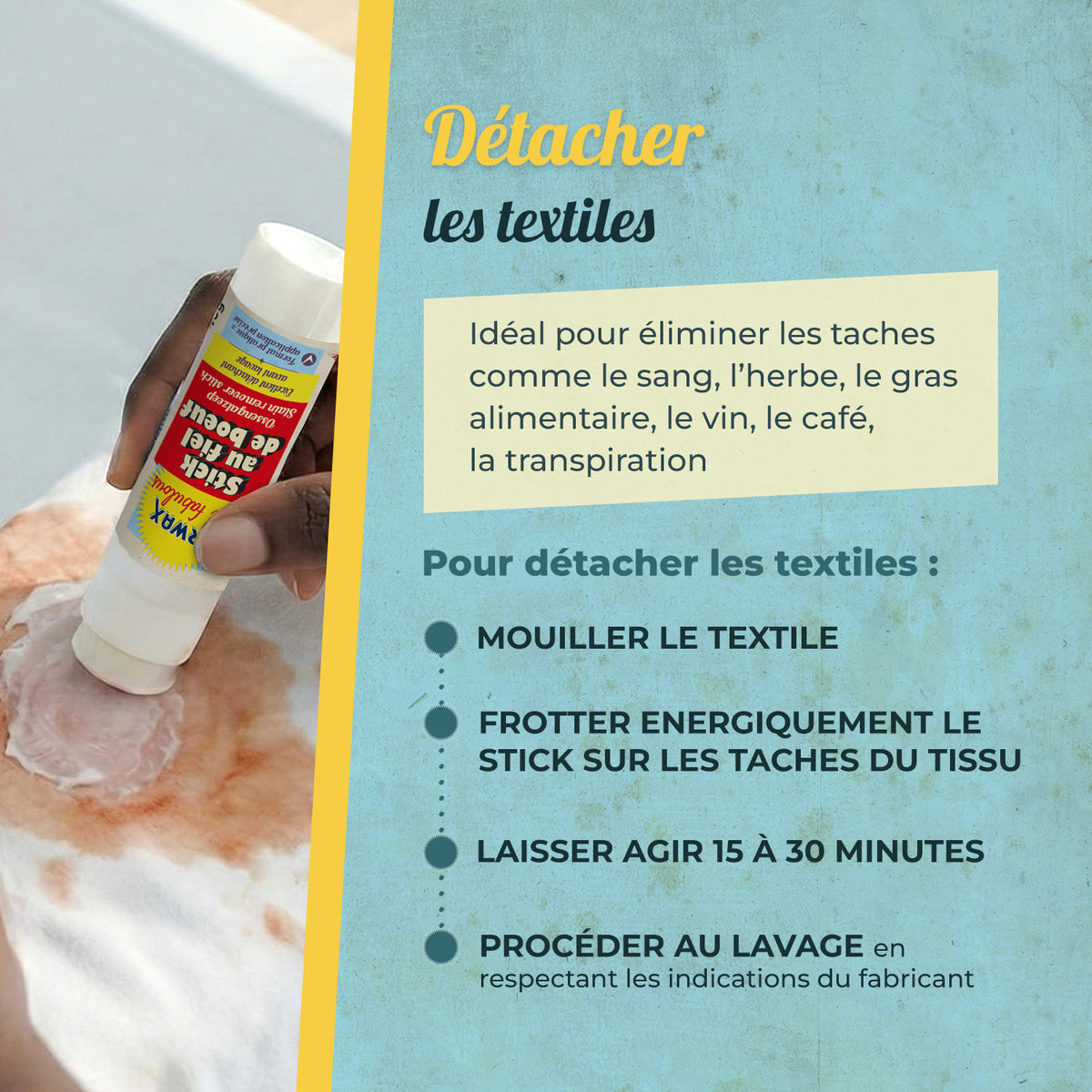Stick Détachant au fiel de bœuf