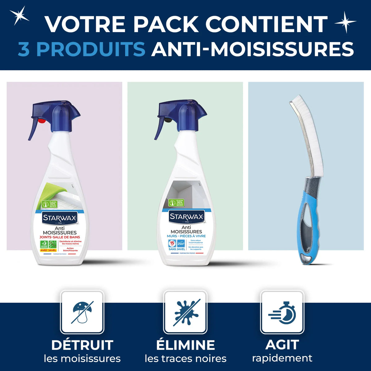 Pack anti-moisissures : La solution pour des joints éclatants