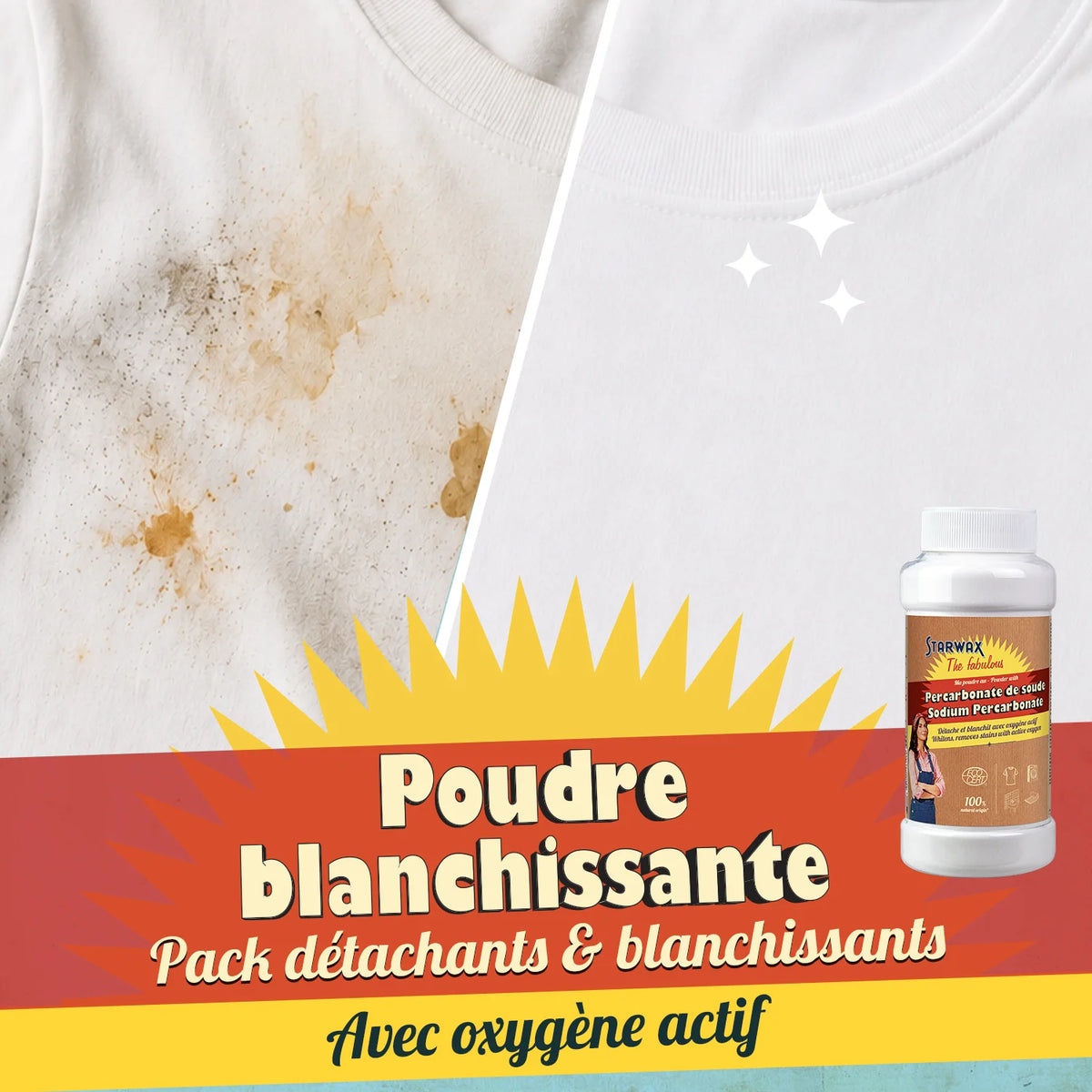 Pack Détachage Express & Blanc Éclatant : La solution pour un linge impeccable