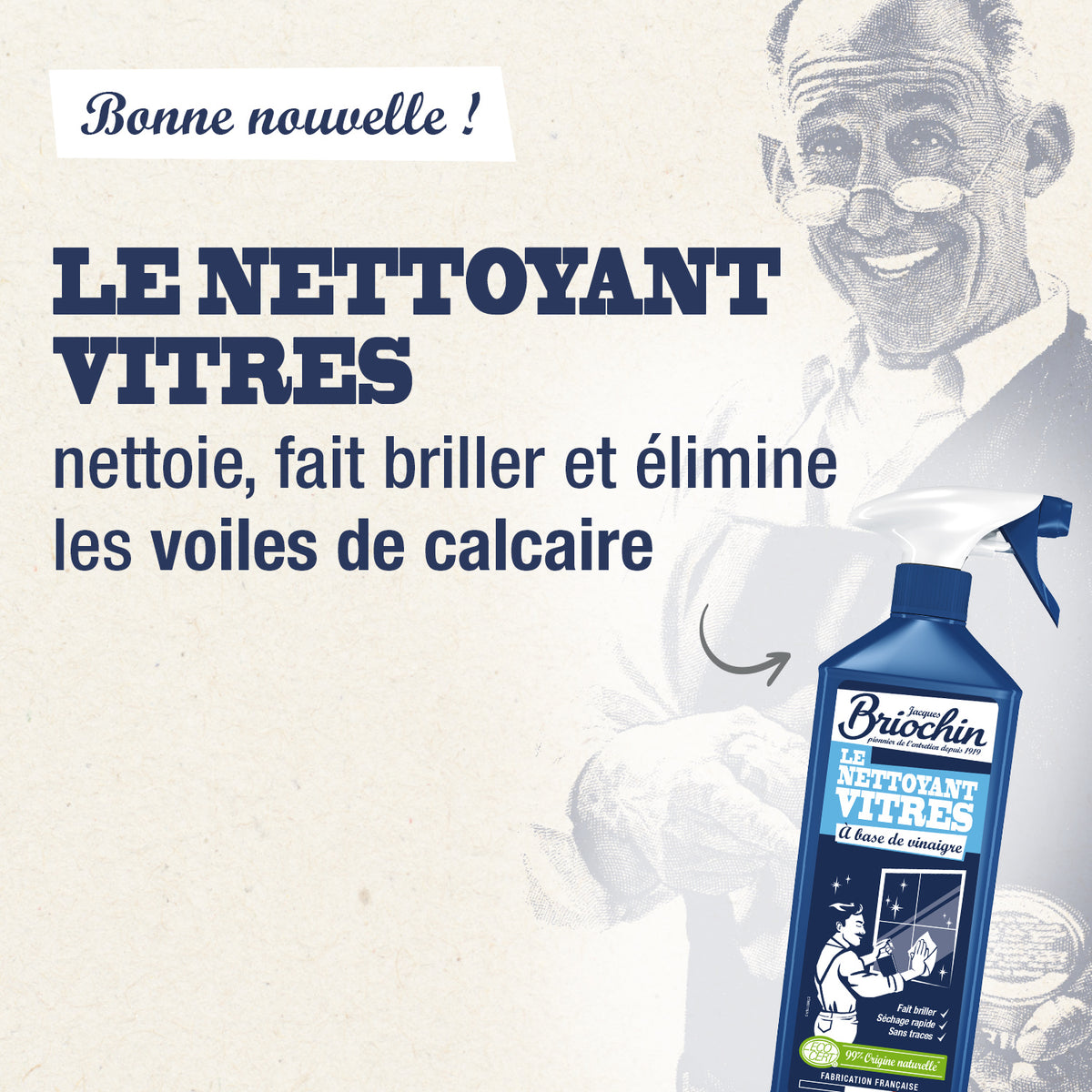 Nettoyant surfaces vitrées