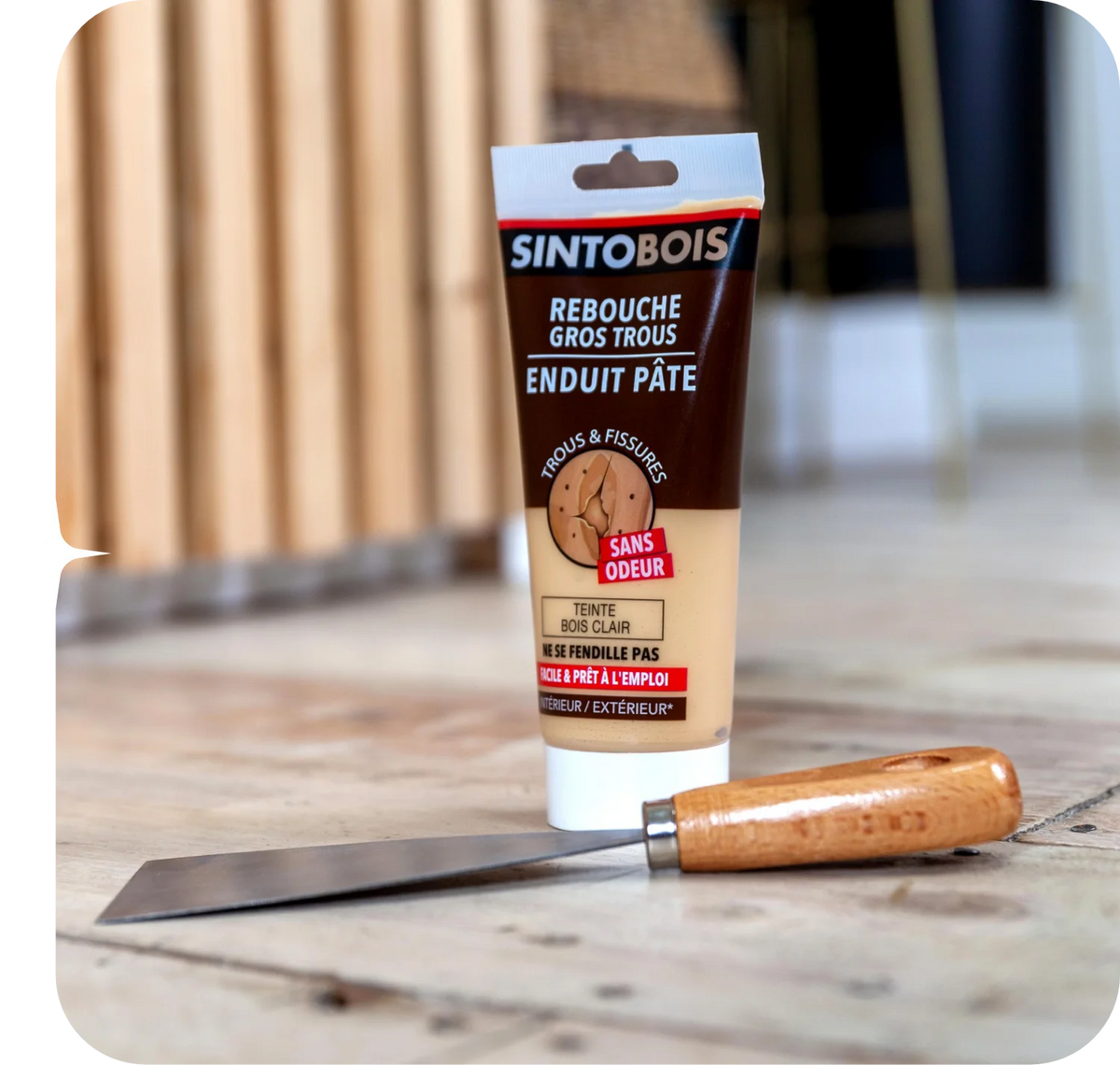 Sinto - Rebouche Gros trou dans le bois