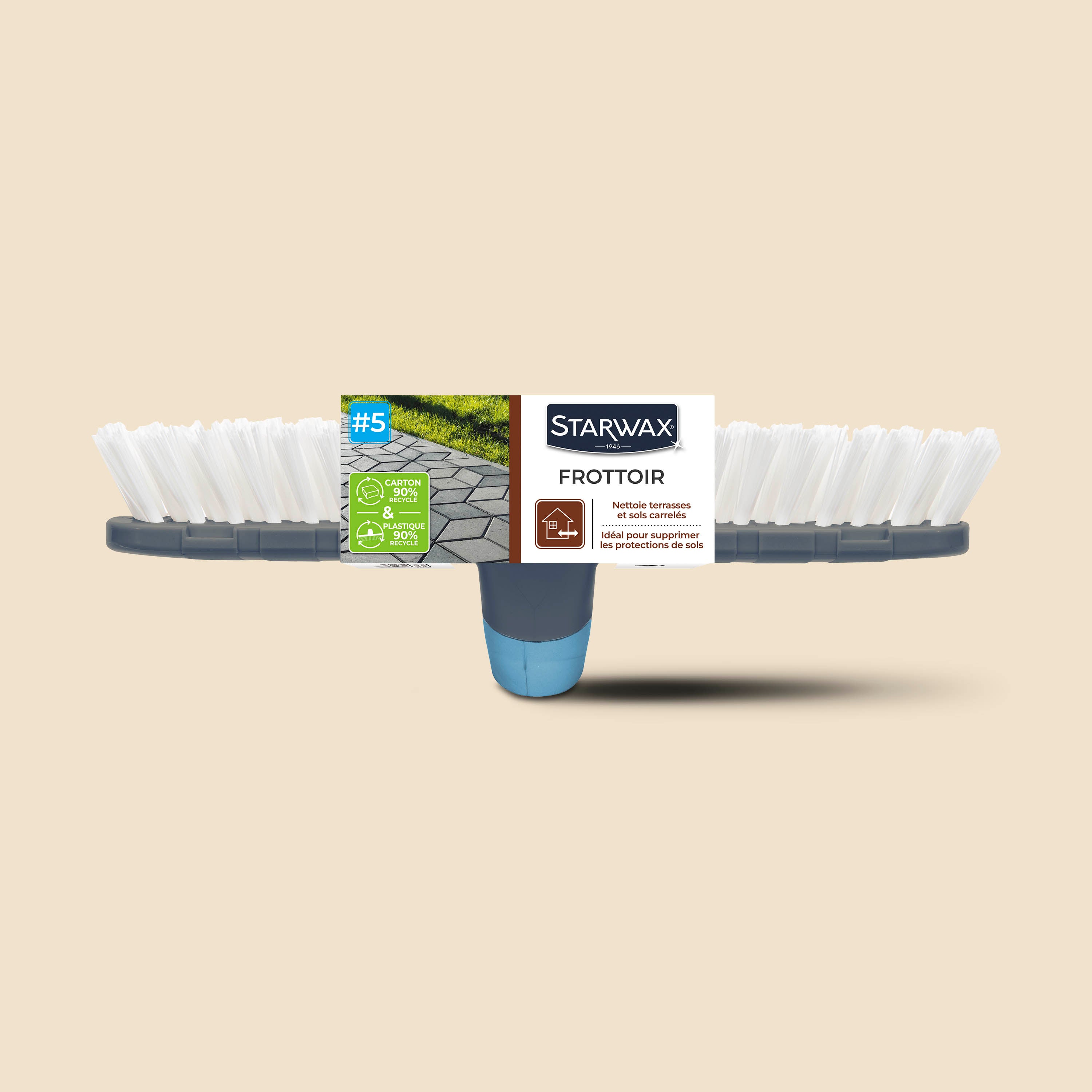 STARWAX - Frottoir pour terrasses et sols carrelés X1