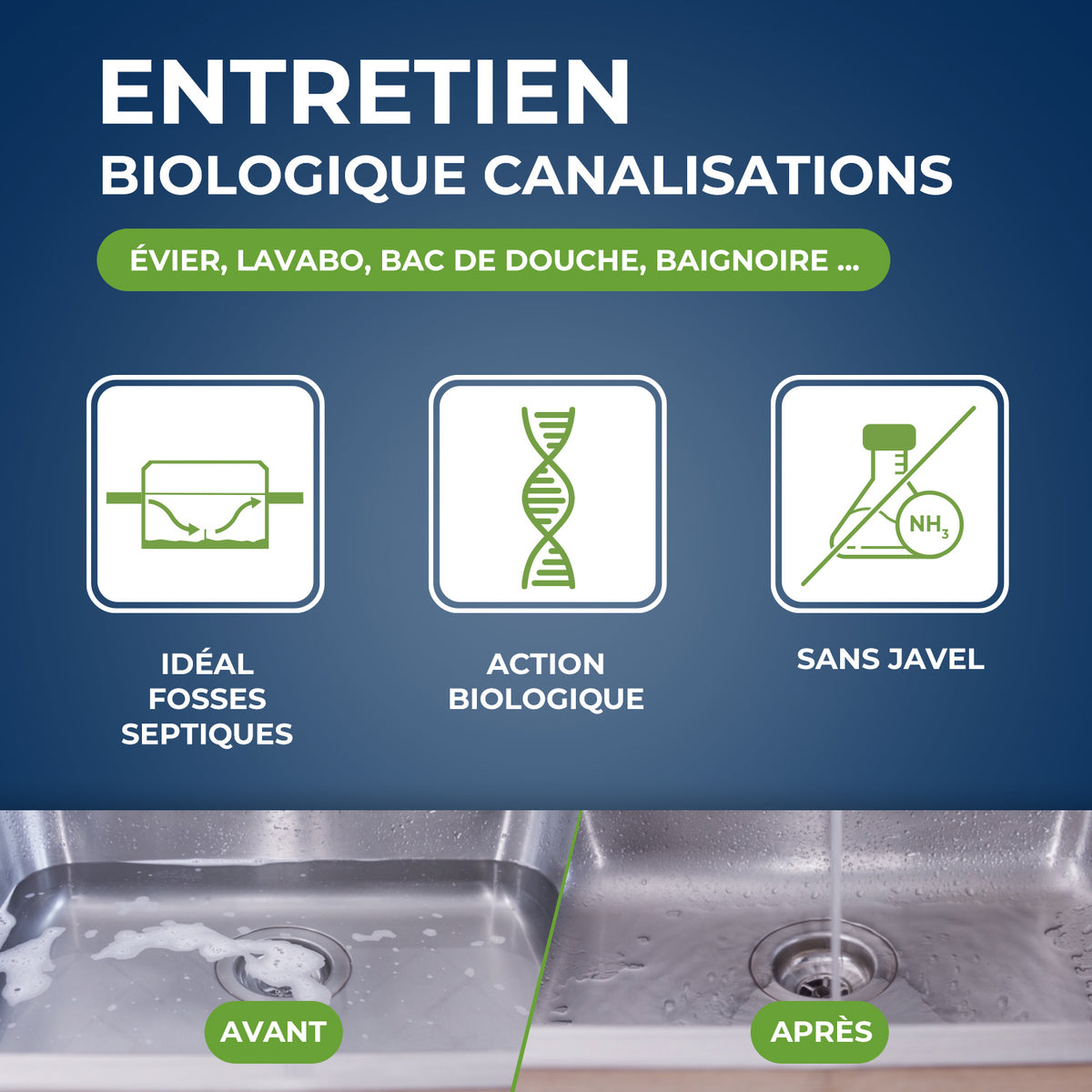STARWAX - Entretien biologique canalisations 1L