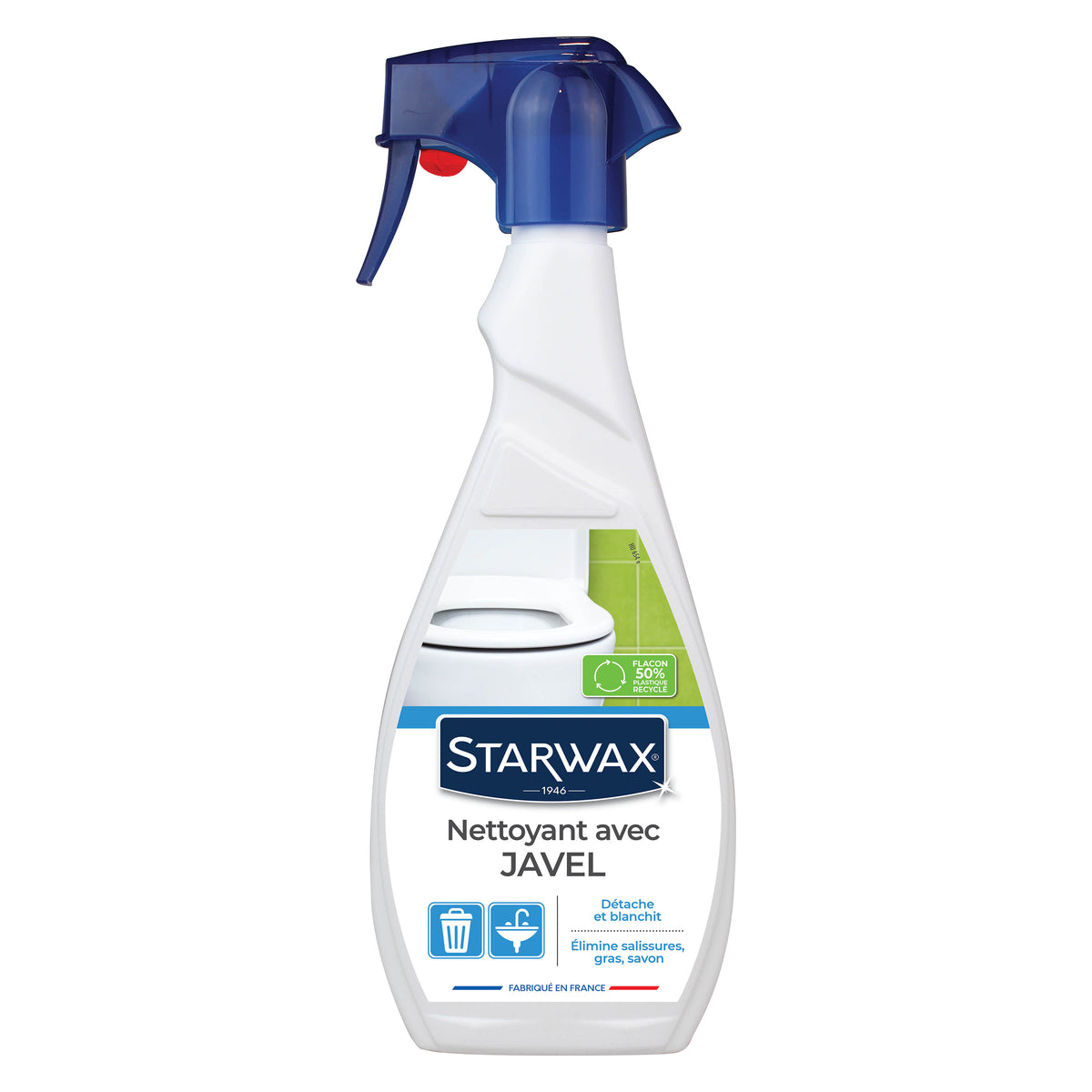 STARWAX - Nettoyant javel pour salle de bains 500ml