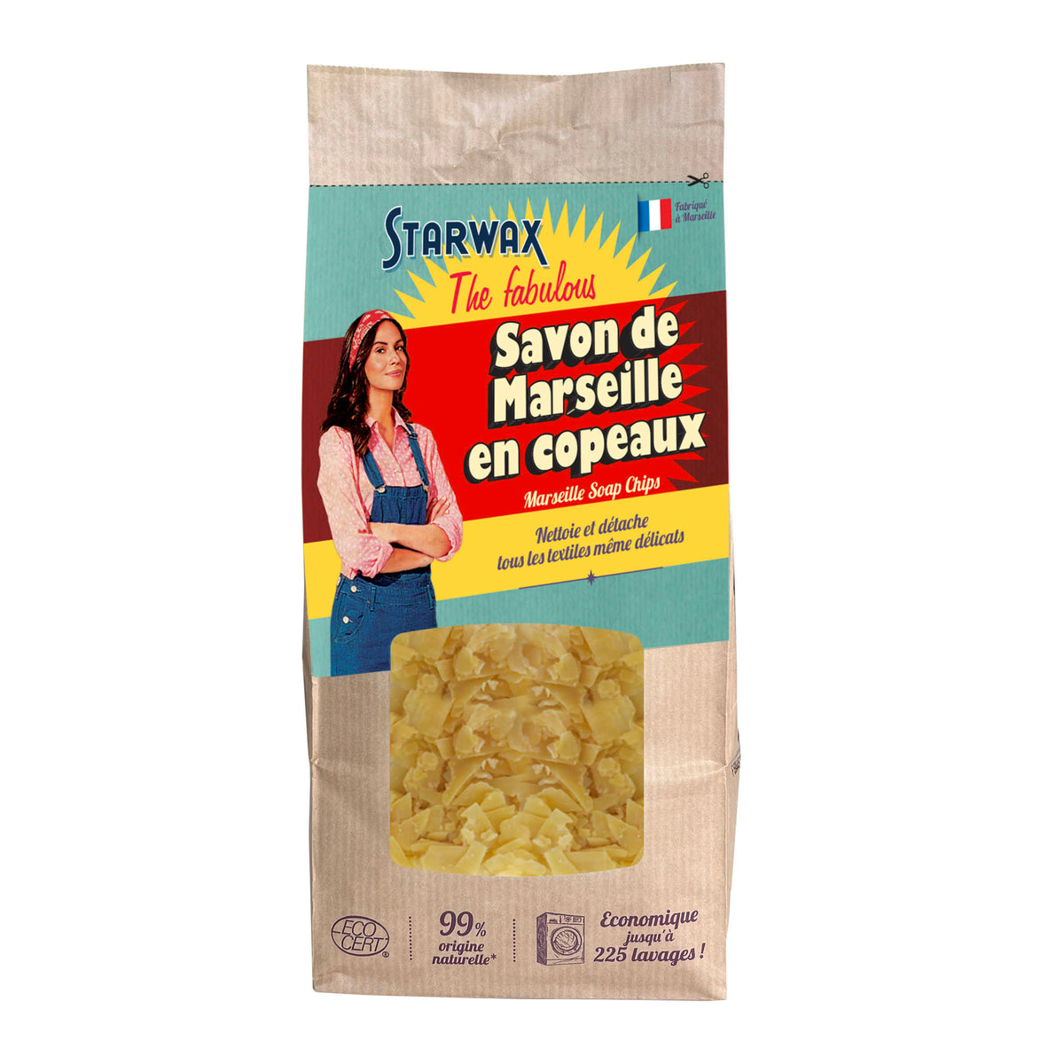 STARWAX FABULOUS - Savon de Marseille en copeaux 750g