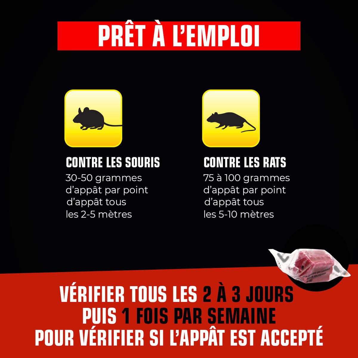 K.PRO - Blocs rats et souris 300g