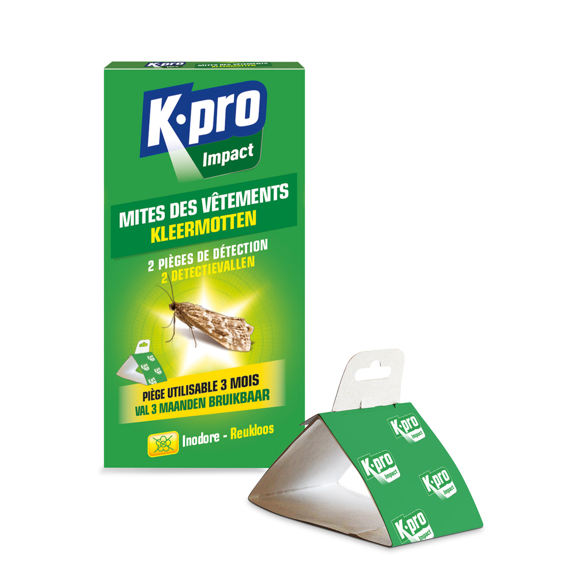 K.PRO - Pièges de détection des mites des vêtements
X2