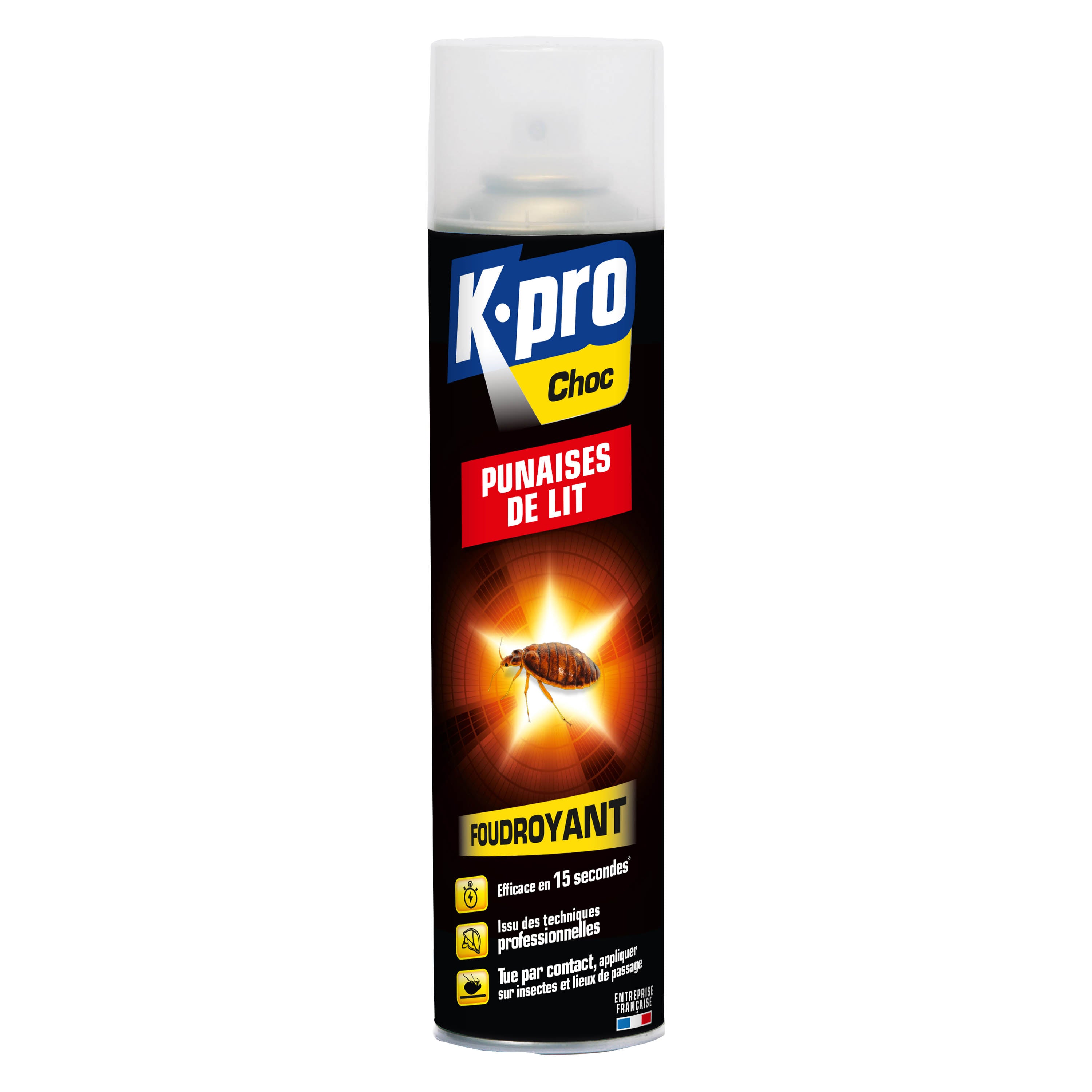 K.PRO - Aérosol foudroyant punaises de lit
400ml