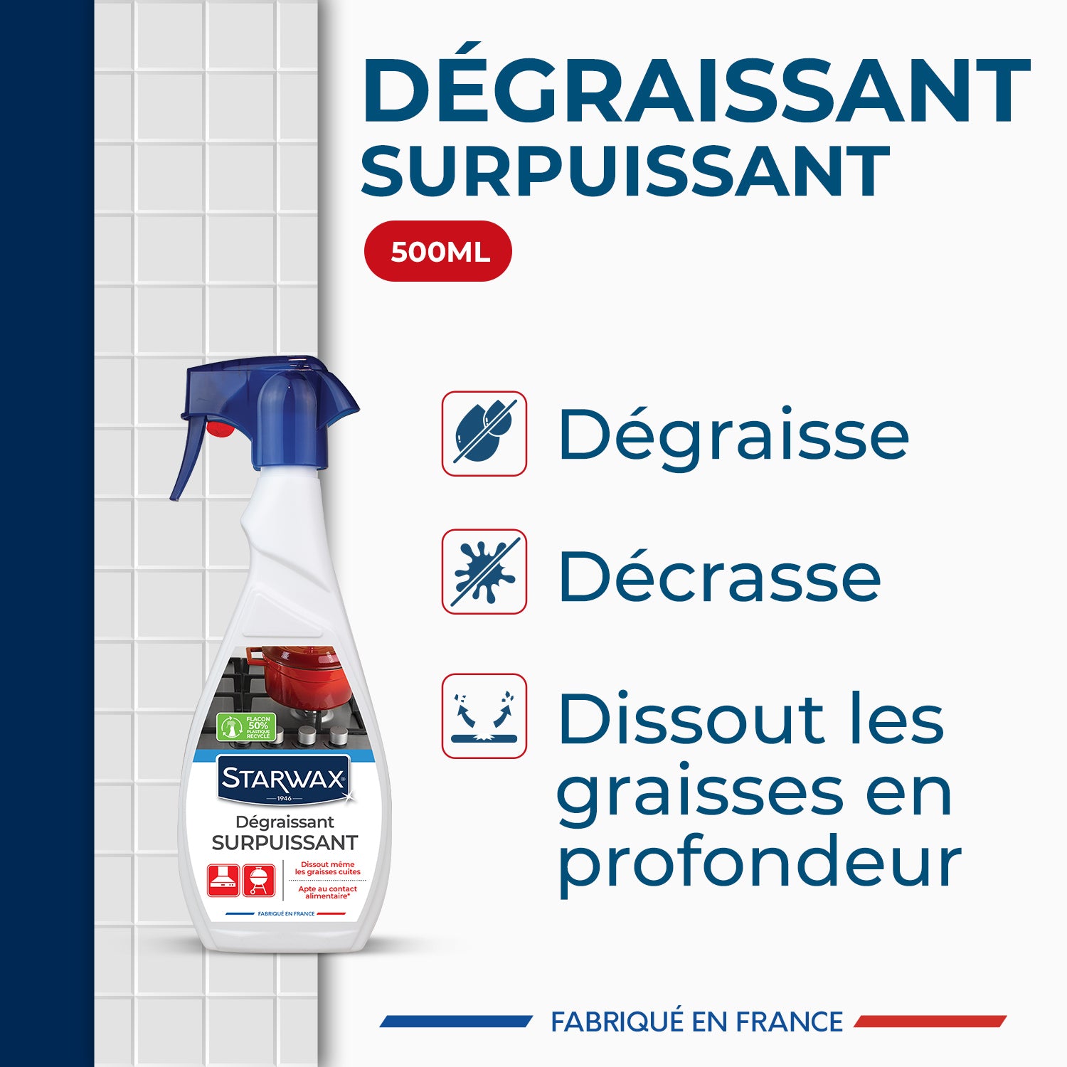 STARWAX - Dégraissant surpuissant 500ml