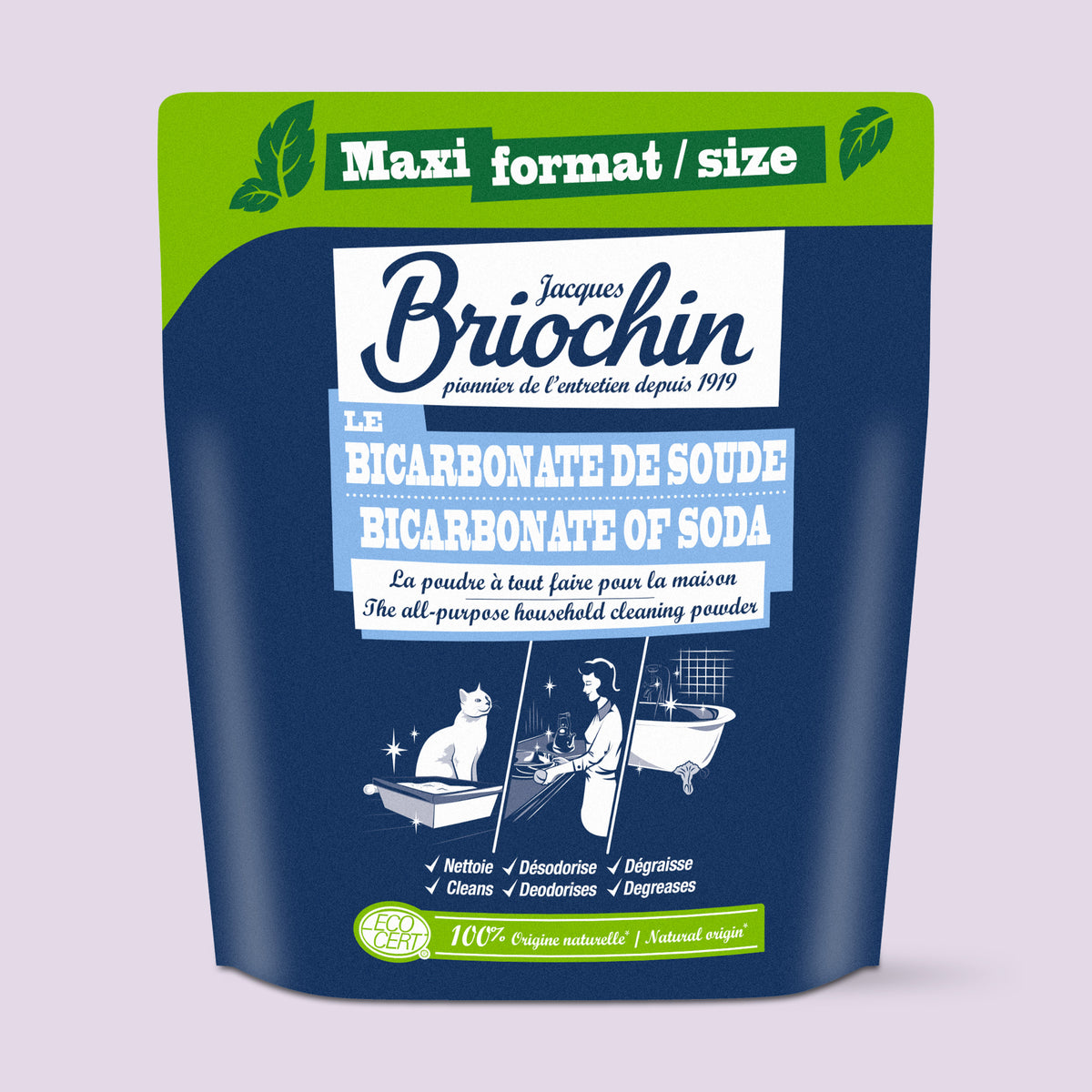JACQUES BRIOCHIN - Le Bicarbonate de soude grand format - 900g 900g