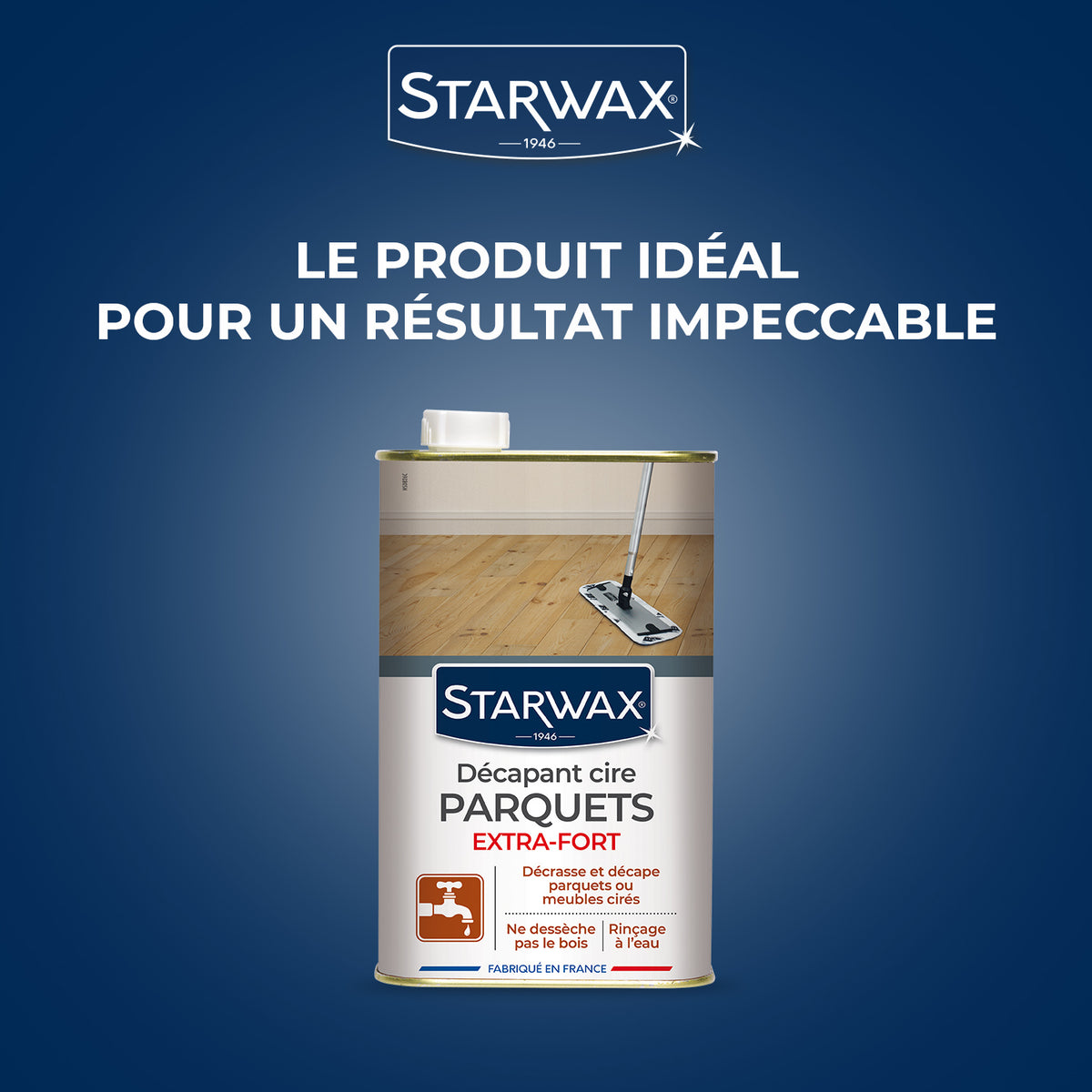 STARWAX - Décapant cire pour parquets cirés 1L
