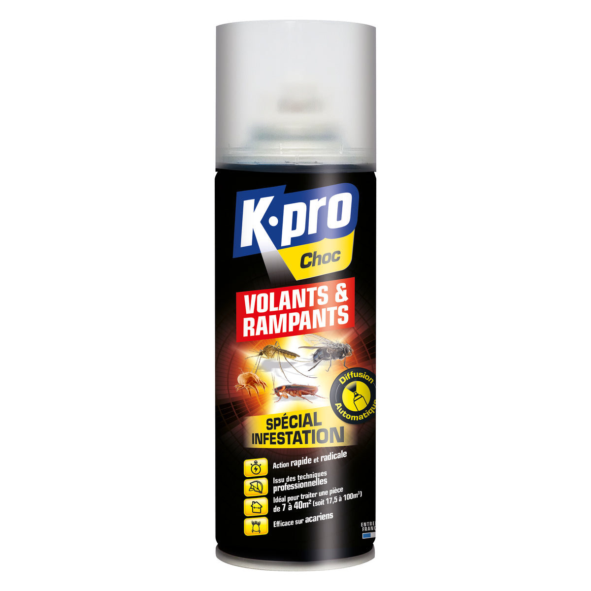 K.PRO - Aérosol diffusion automatique tous insectes
200ml