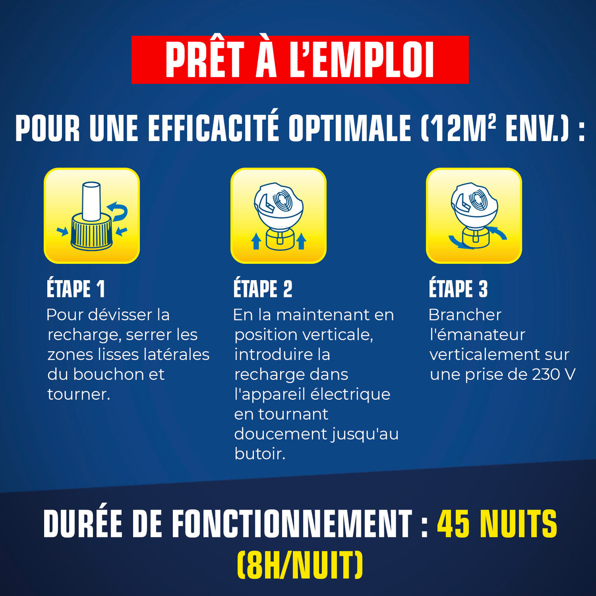 K.PRO - Recharge pour diffuseur électrique anti-moustiques
X1