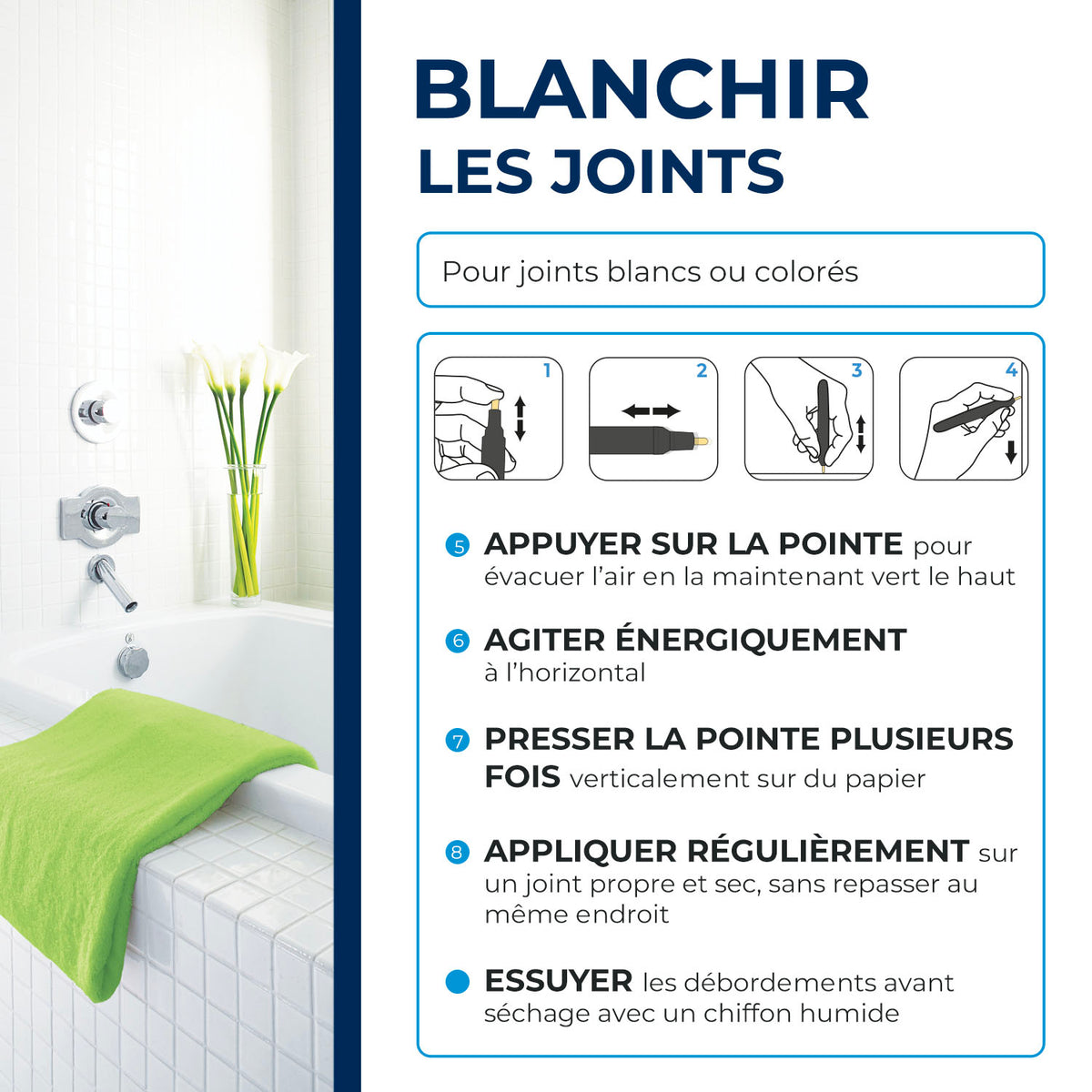 STARWAX - Rénovateur pour joints 9ml