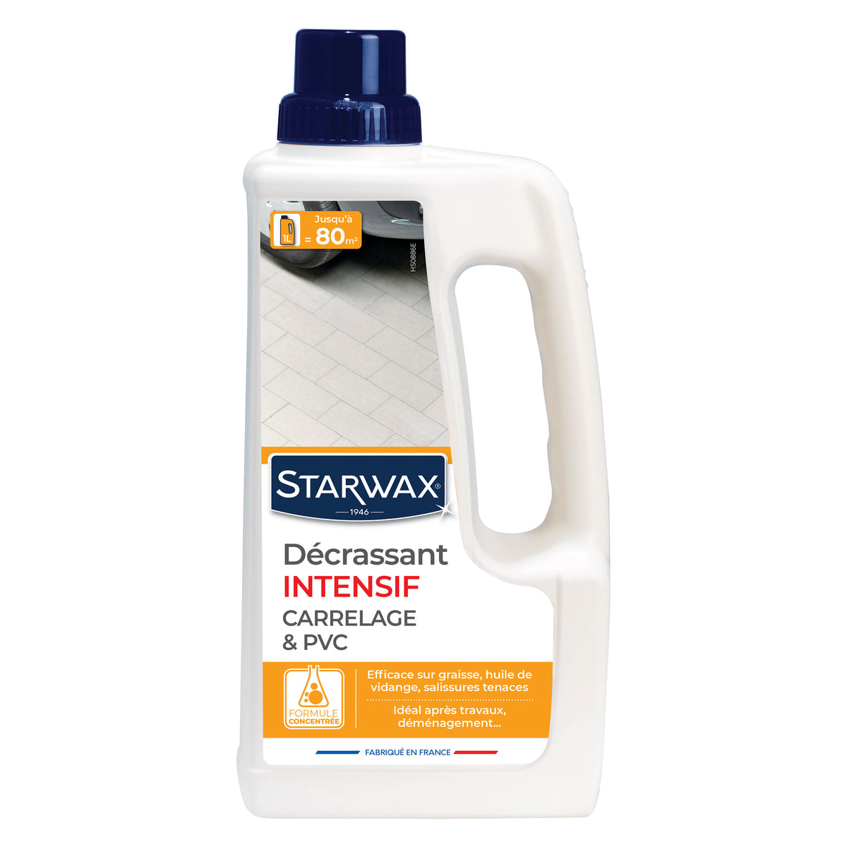 STARWAX - Décrassant intensif carrelages et PVC 1L