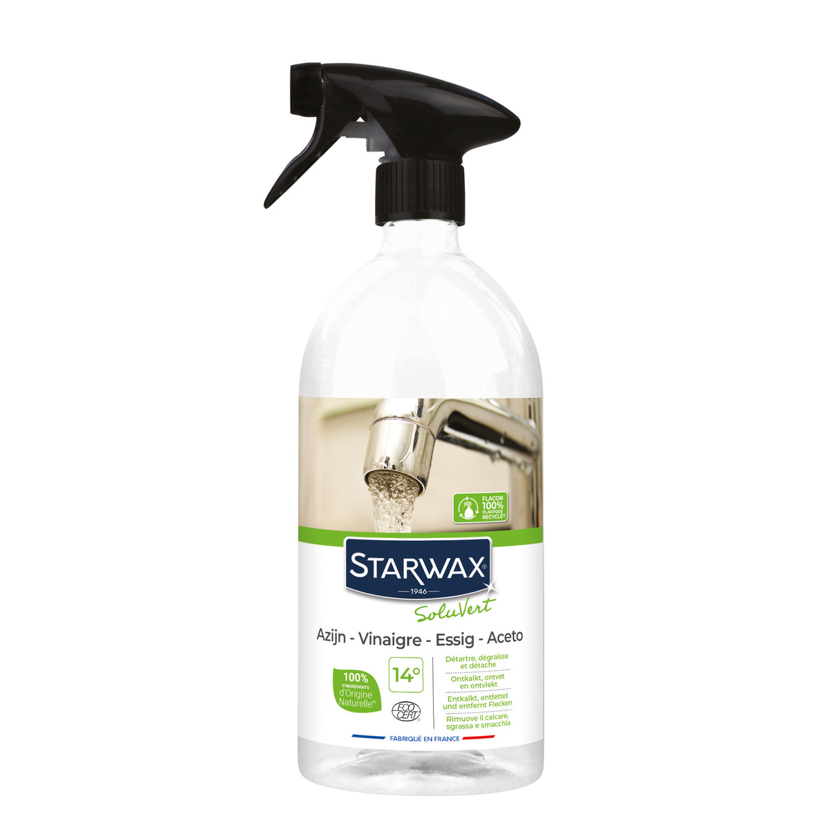 STARWAX SOLUVERT - Vinaigre 14° 1L