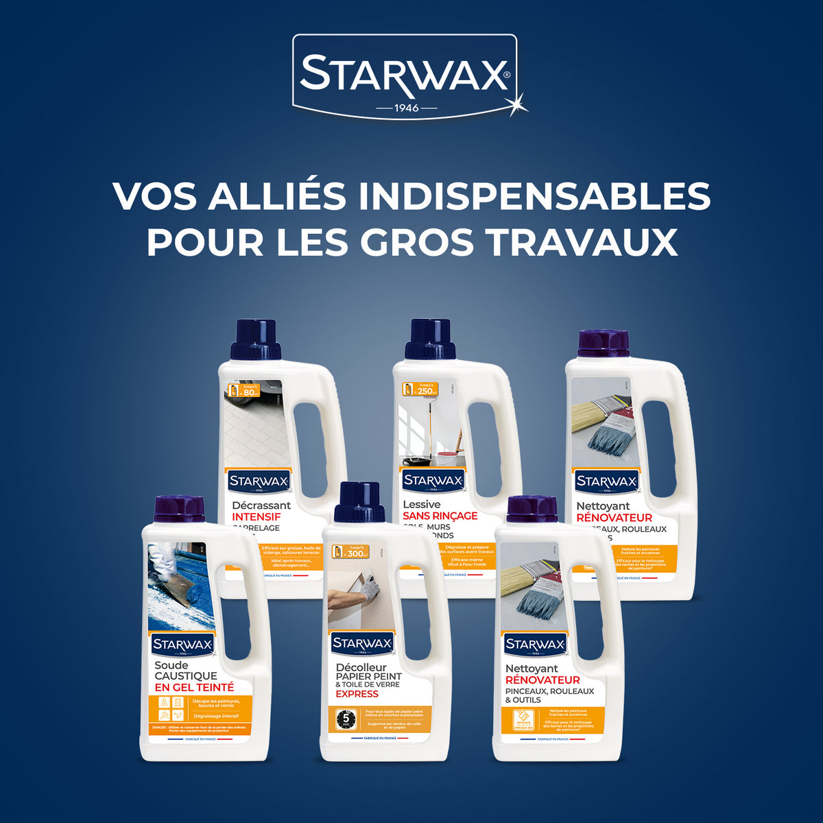 STARWAX - Lessive sols et murs 1L