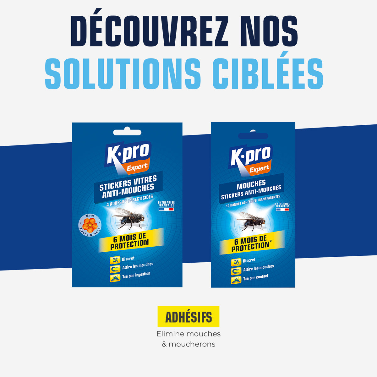 K.PRO - Stickers anti-mouches fleurs
X4