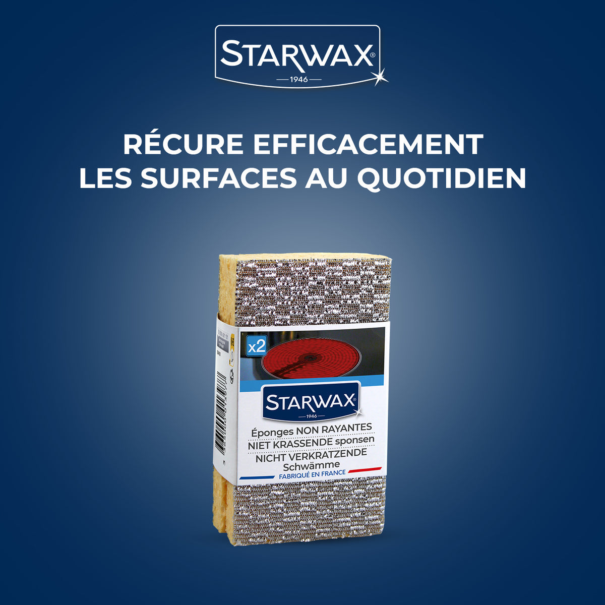 STARWAX - Eponges non rayantes X2