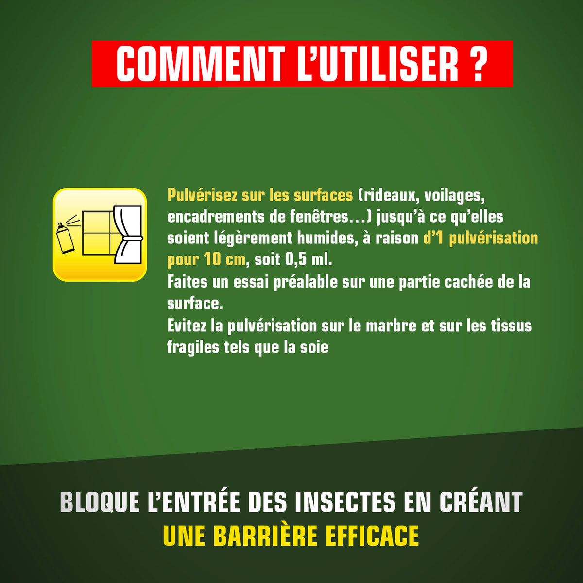 K.PRO - Pulvérisateur Barrière tous insectes K.PRO 1L