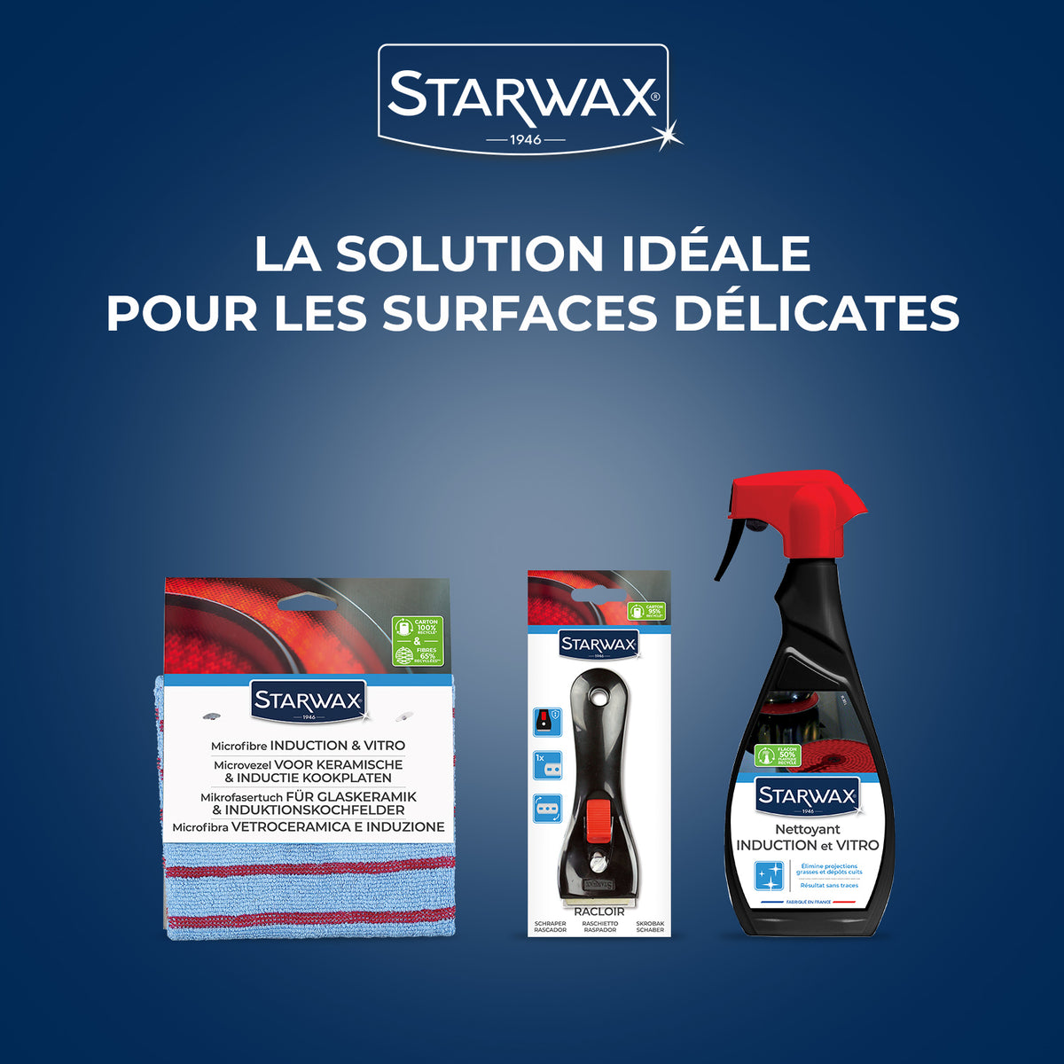STARWAX - Microfibre Induction et Vitroceram X1