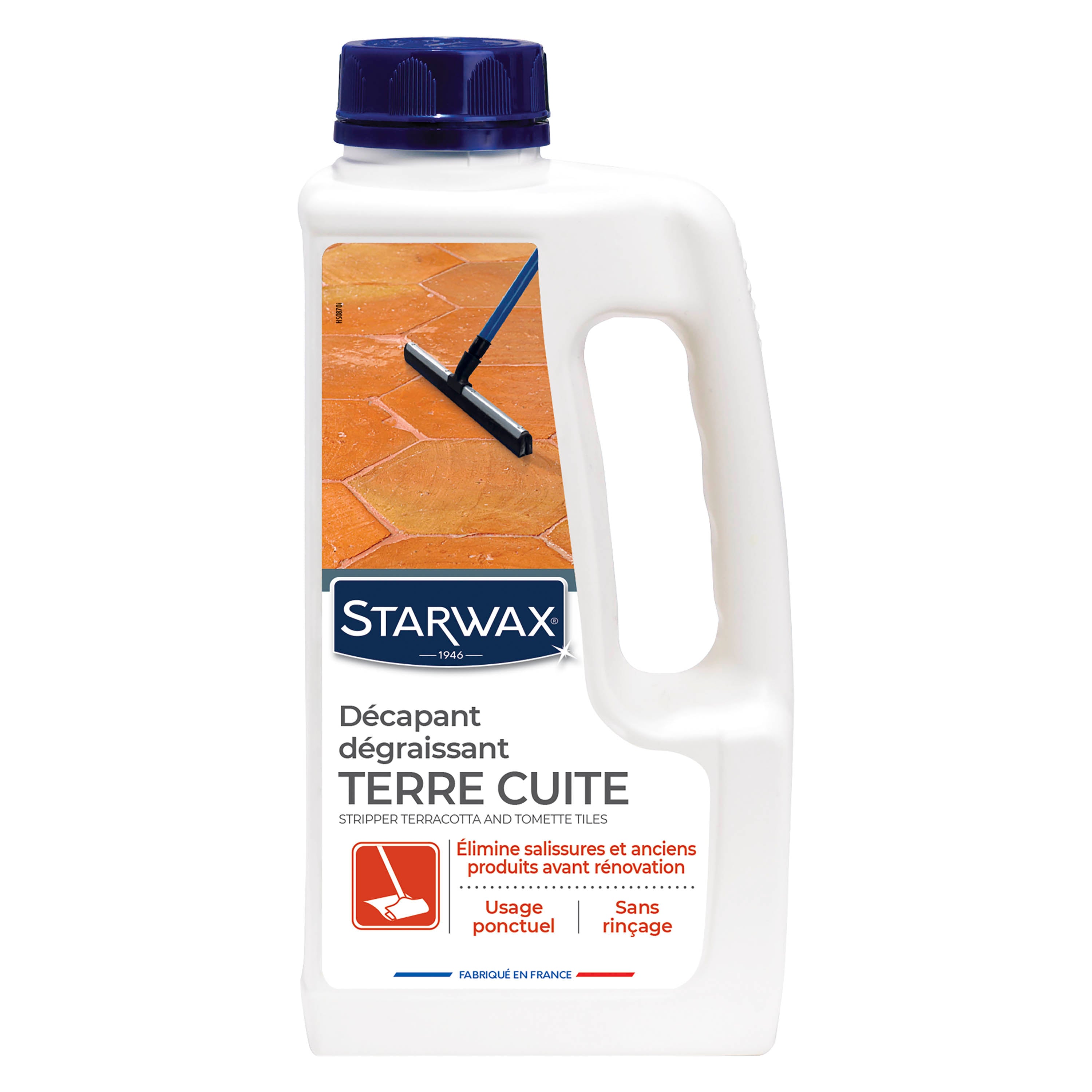 STARWAX - Décapant pour tomettes et terres cuites
1L