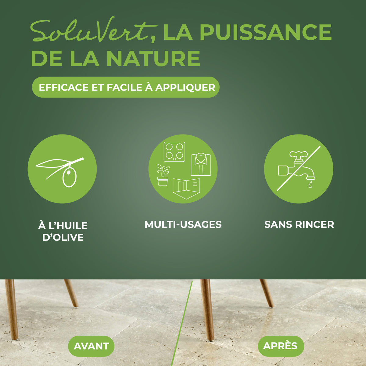 STARWAX SOLUVERT - Savon noir concentré à l'huile d'olive 1L