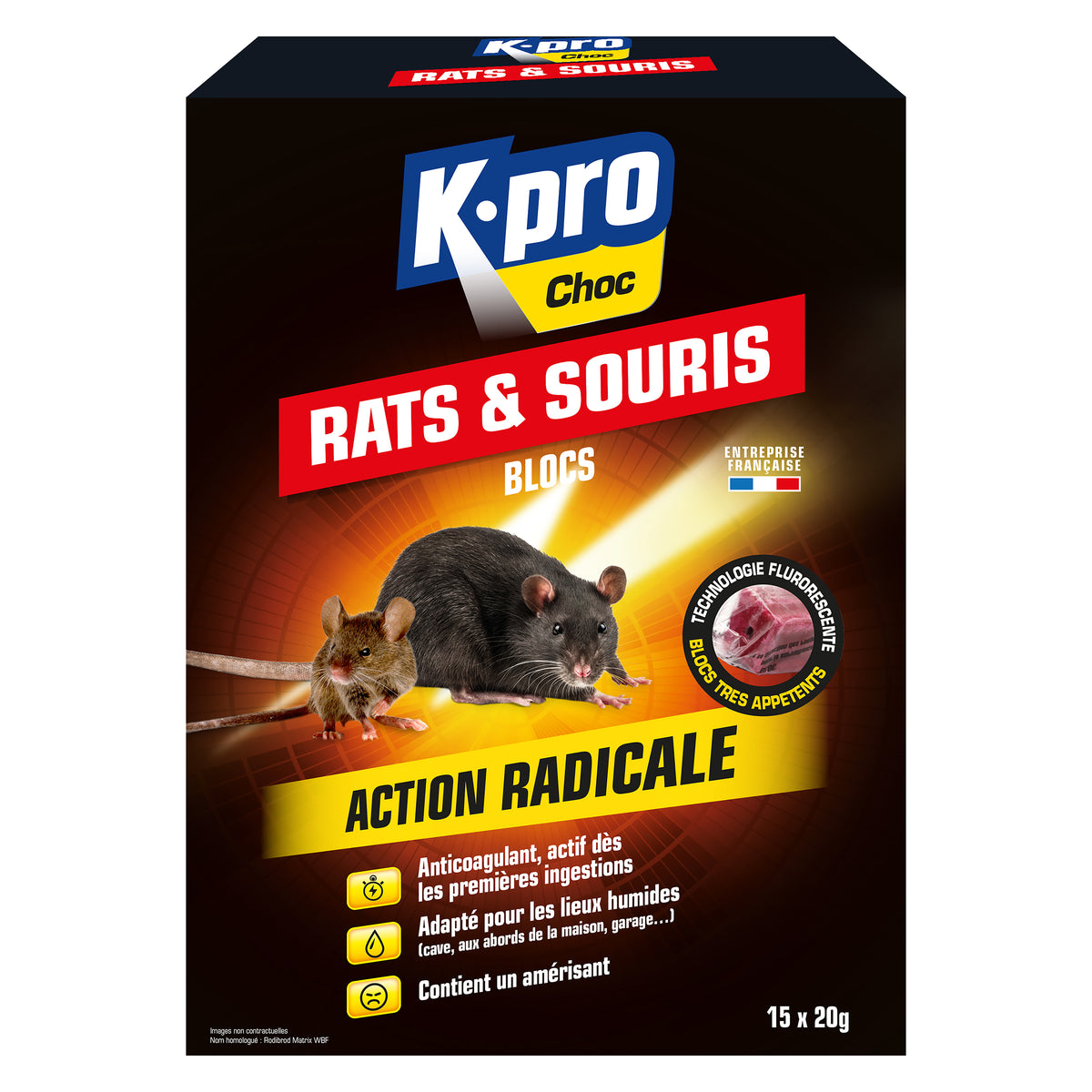 K.PRO - Blocs rats et souris 300g