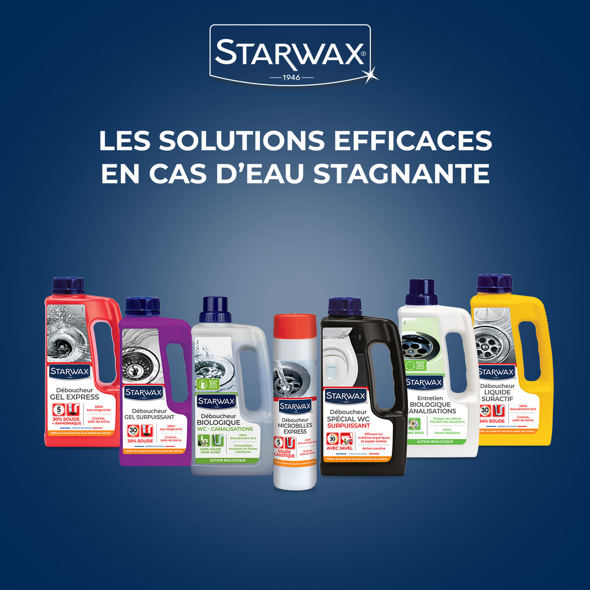 STARWAX - Entretien biologique canalisations 1L