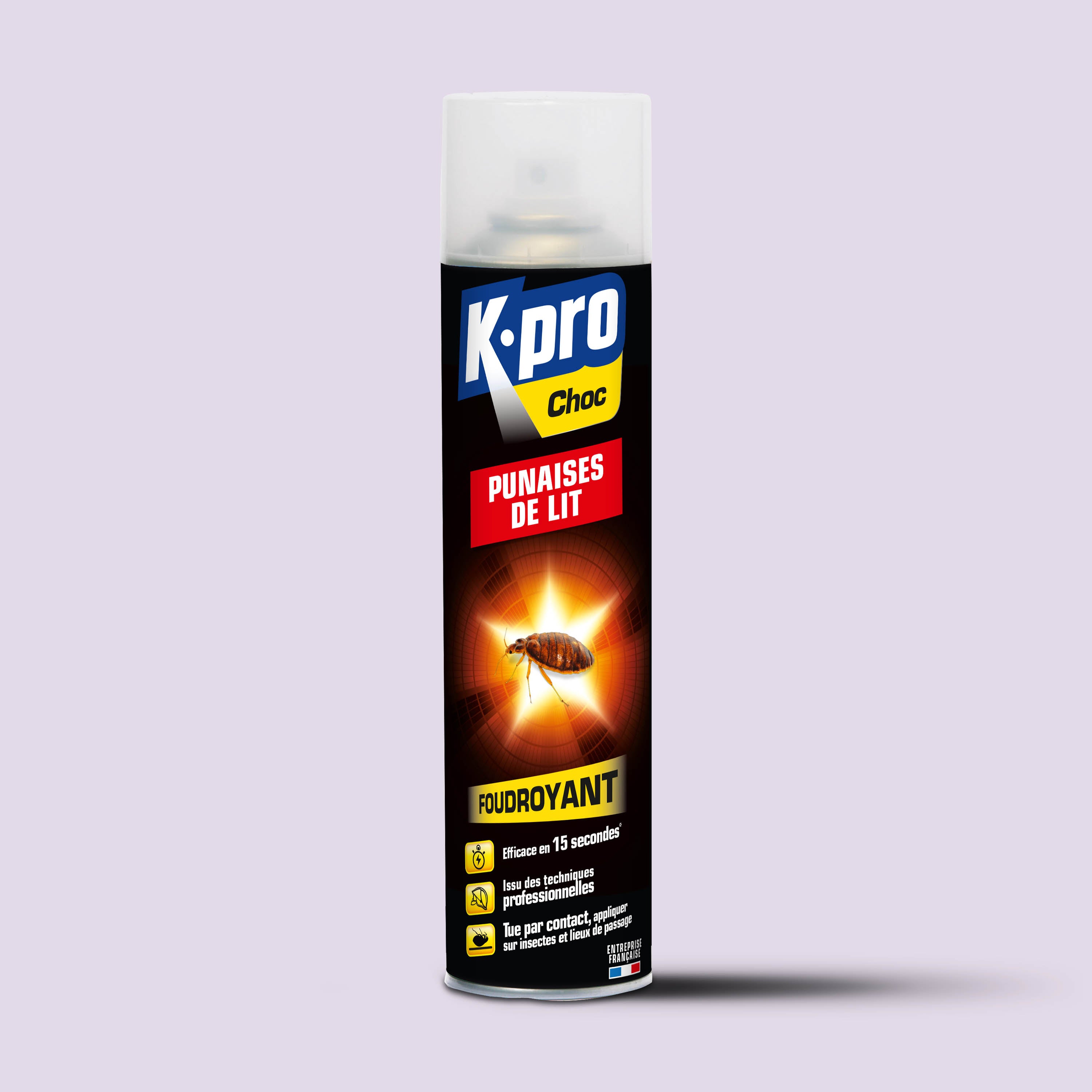 K.PRO - Aérosol foudroyant punaises de lit
400ml