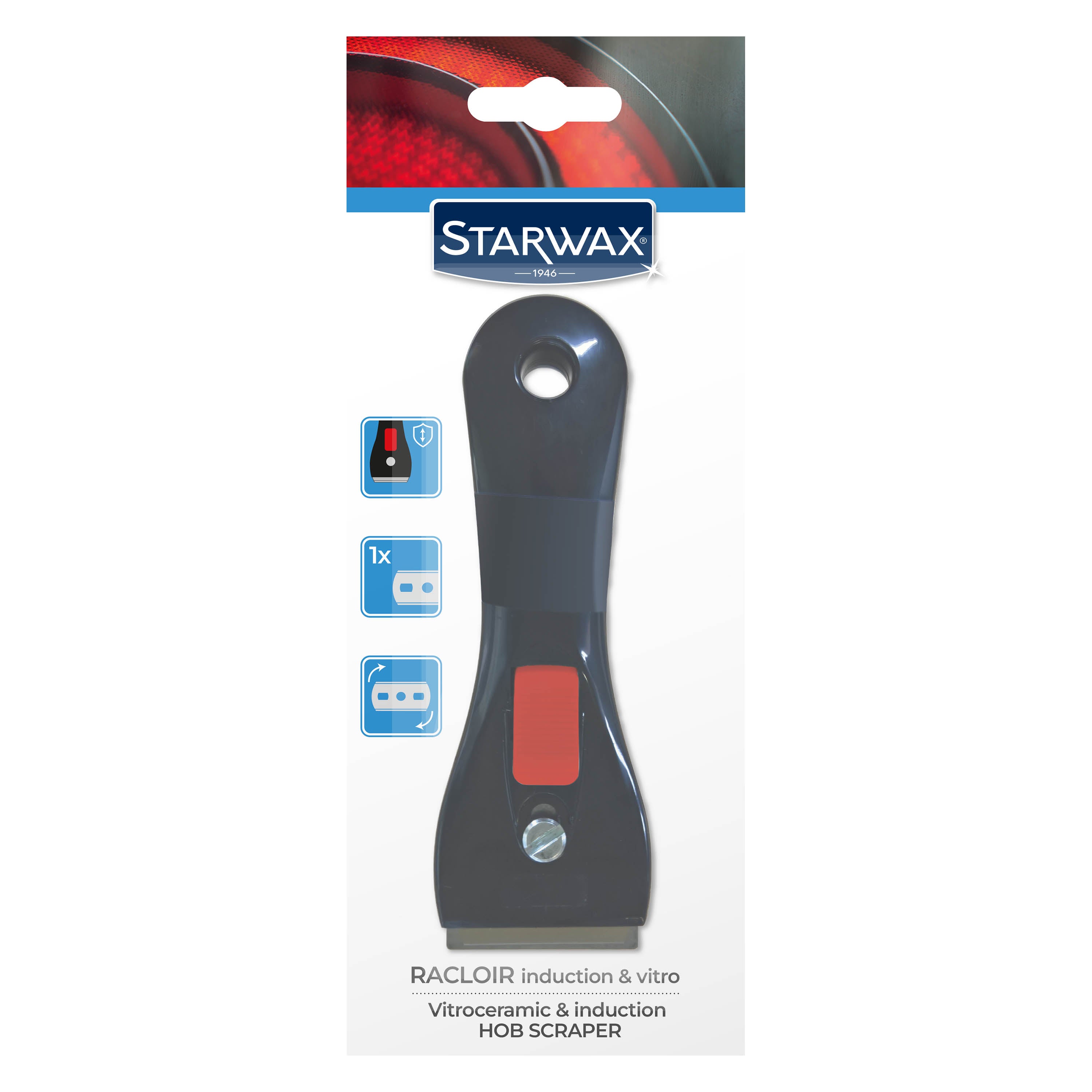 STARWAX - Racloir pour vitroceram & induction
X1