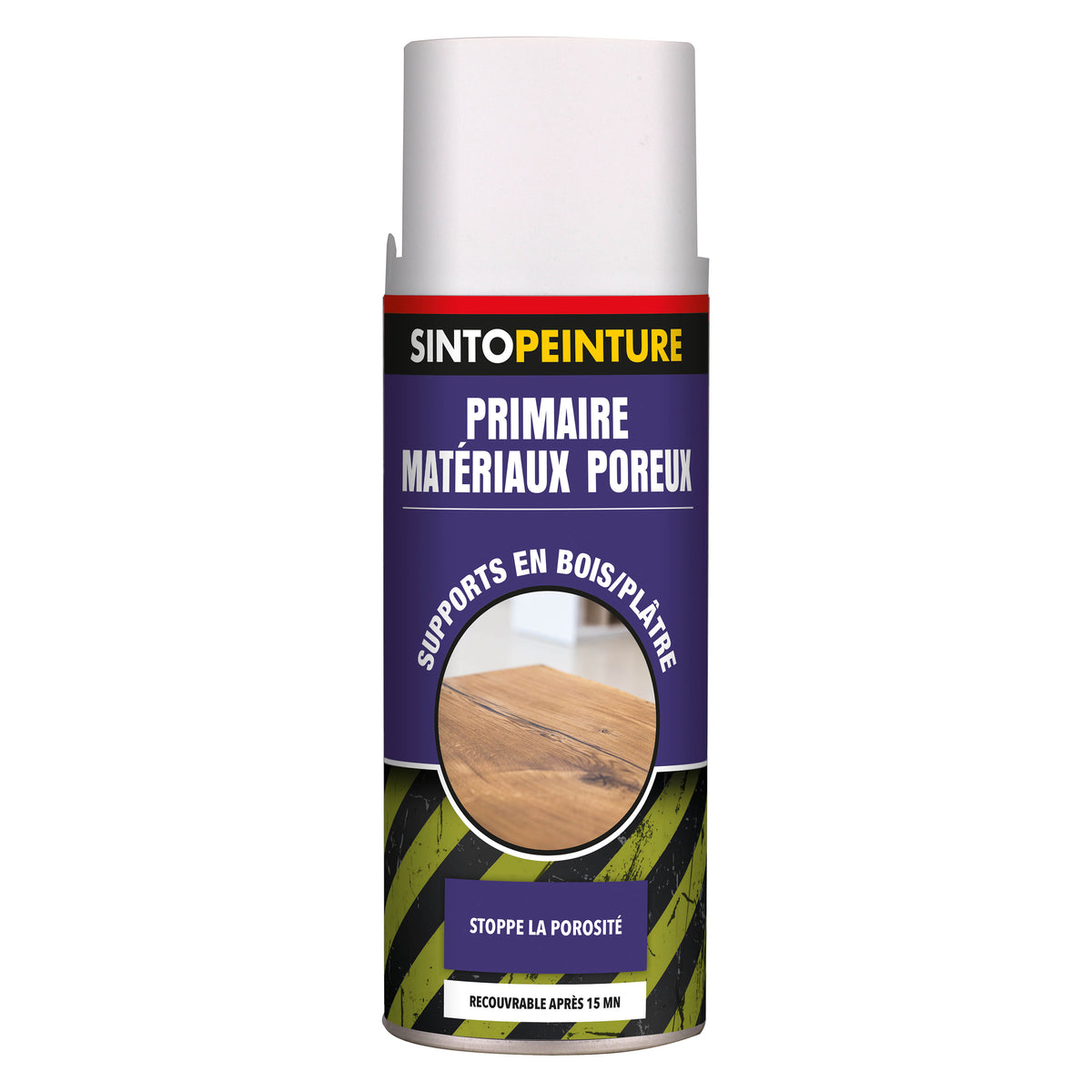 SINTO - Aérosol apprêt sous-couche 400ml Gris métal
