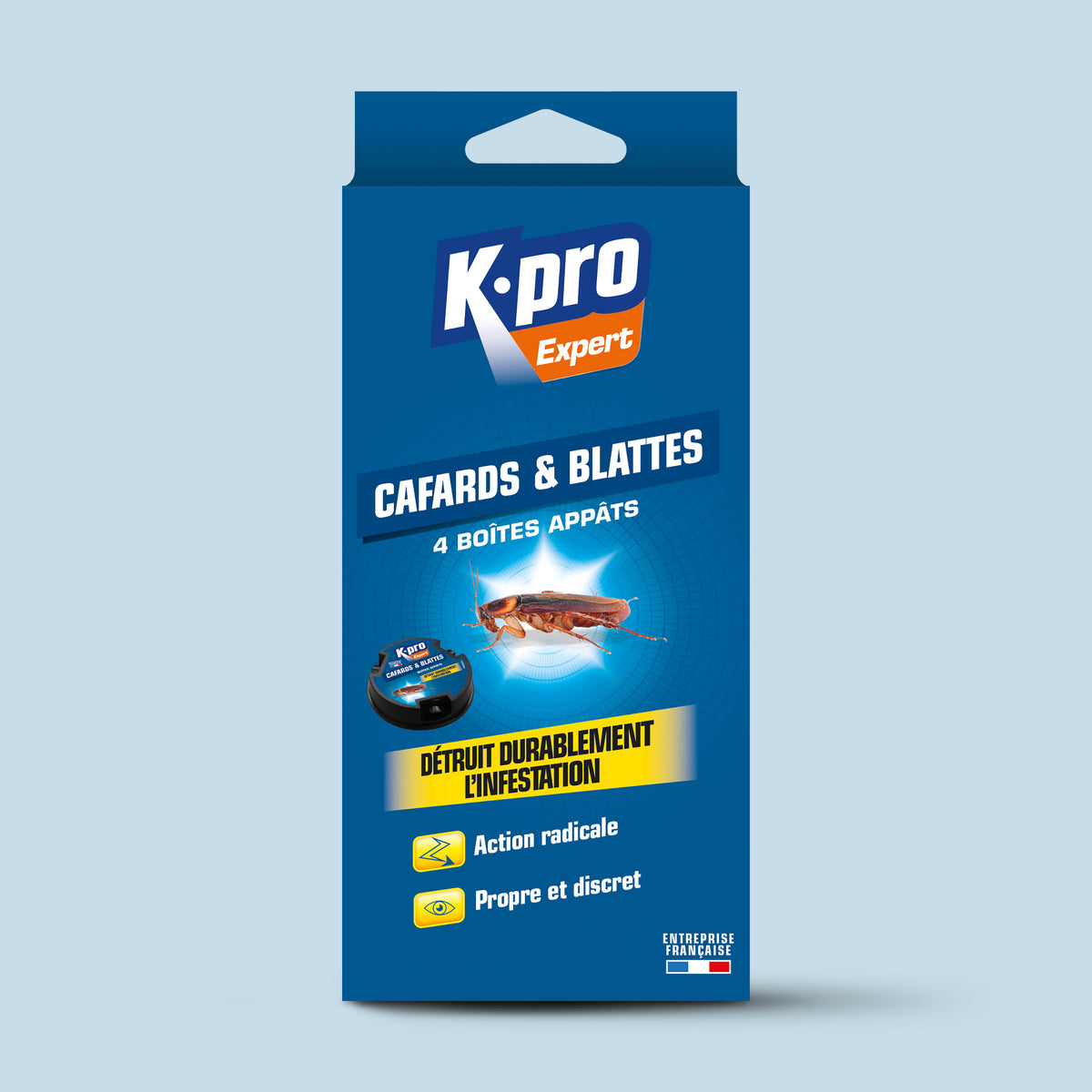K.PRO - Boite appât cafards et blattes
X4
