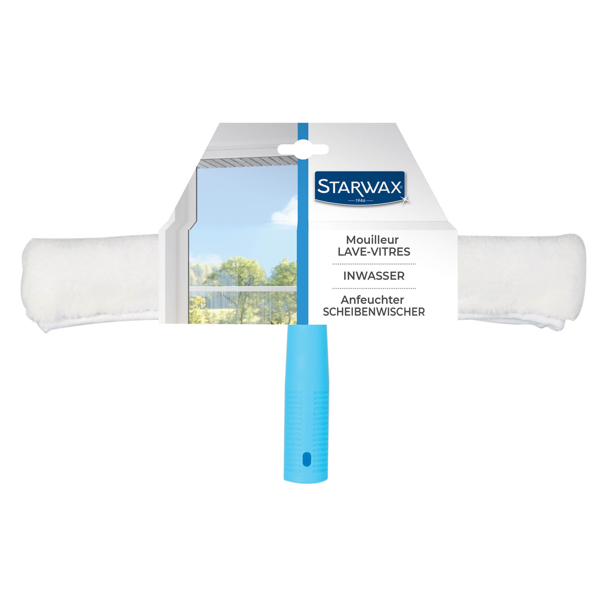 STARWAX - Mouilleur avec housse microfibre pour vitres
X1