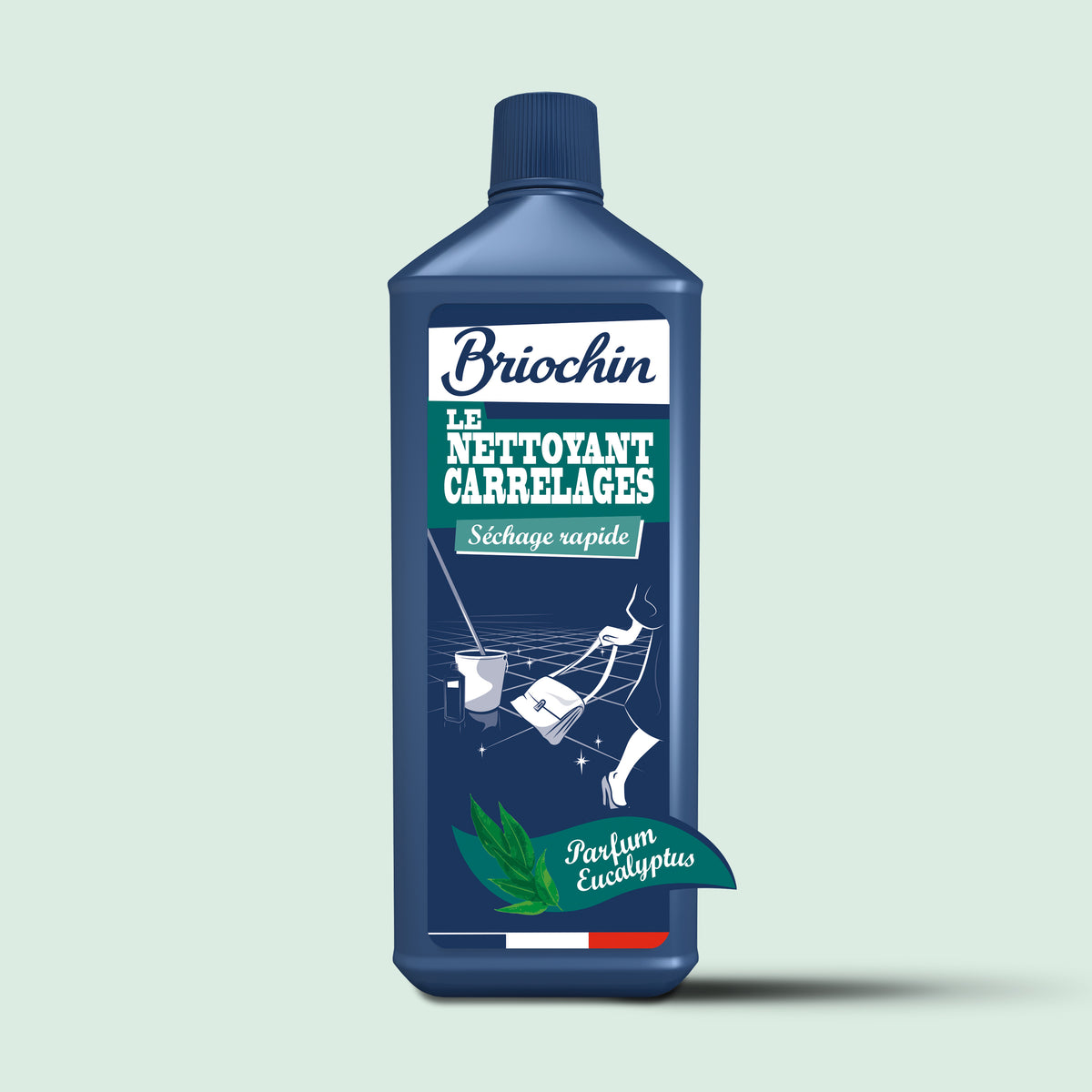 JACQUES BRIOCHIN - Nettoyant Carrelage séchage rapide 1L Eucalyptus