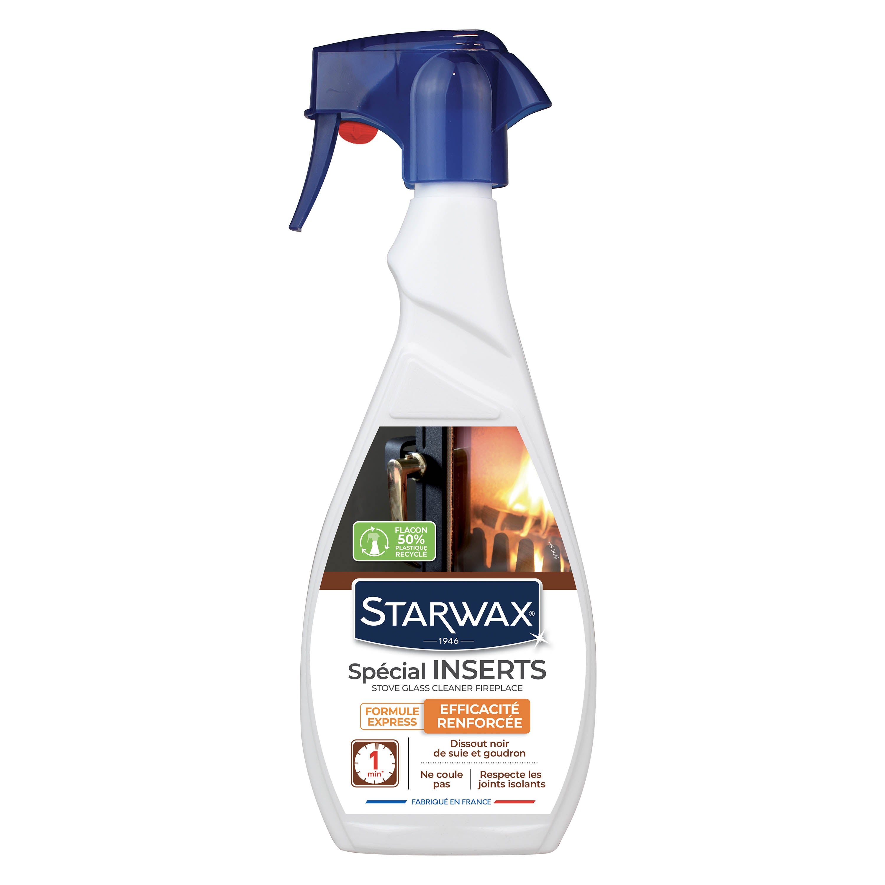 STARWAX - Nettoyant express inserts pour poêle & cheminée
500ml