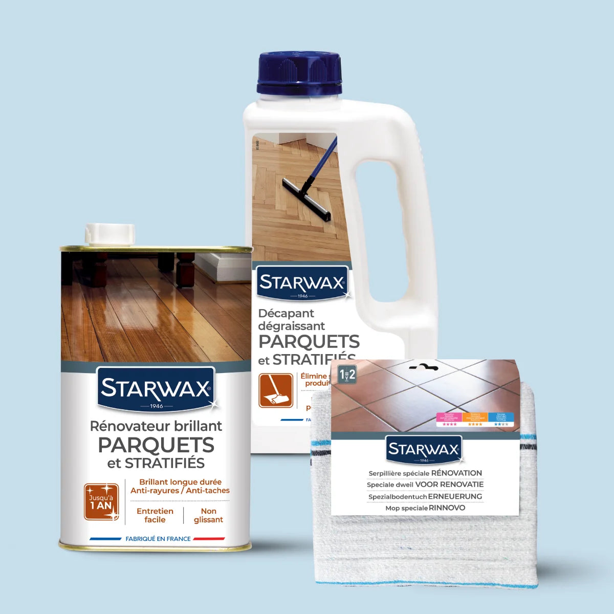 Rénover son parquet et sols stratifiés avec Starwax