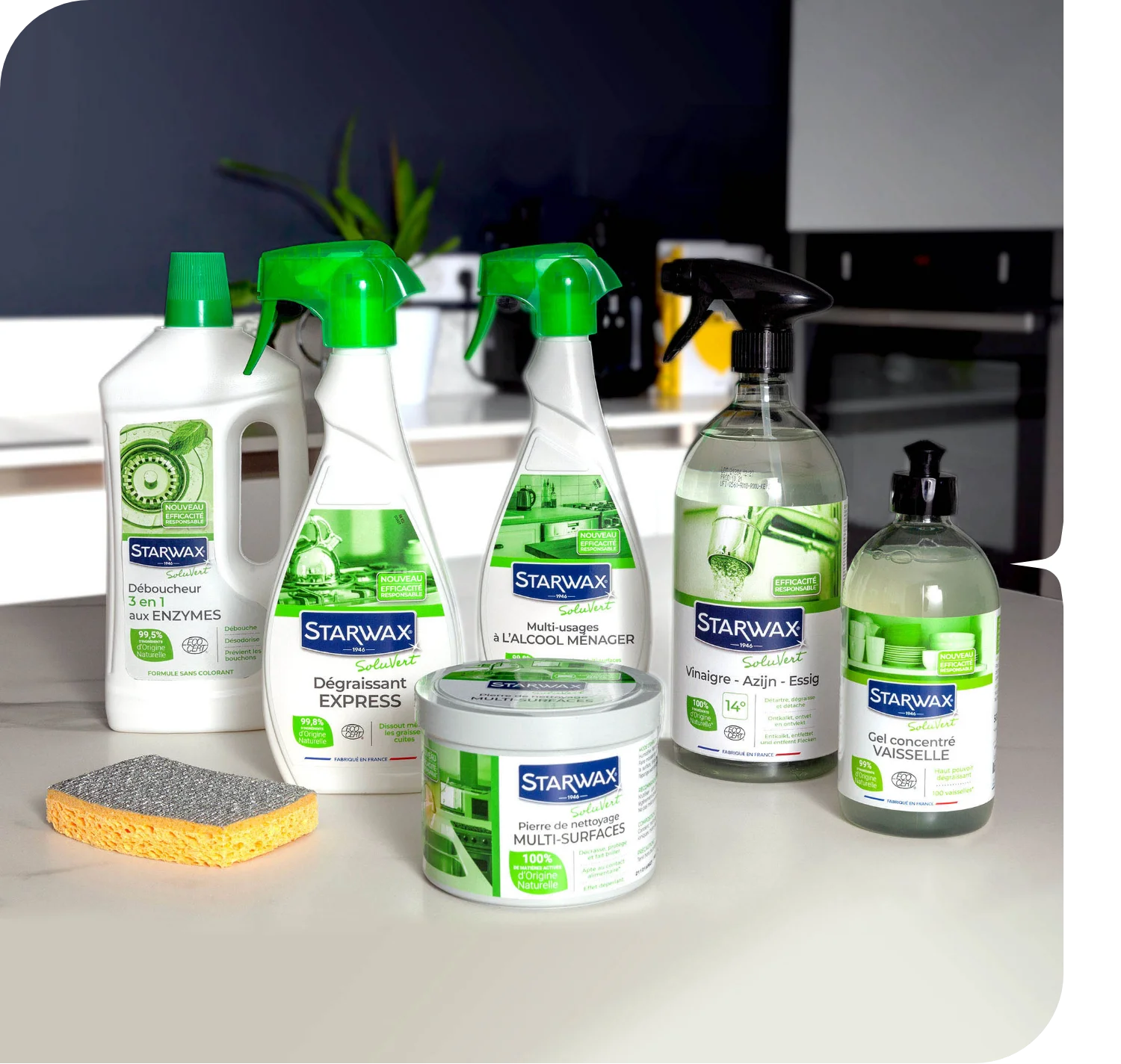 Solutions d'entretien pour la maison naturelles Starwax Soluvert
