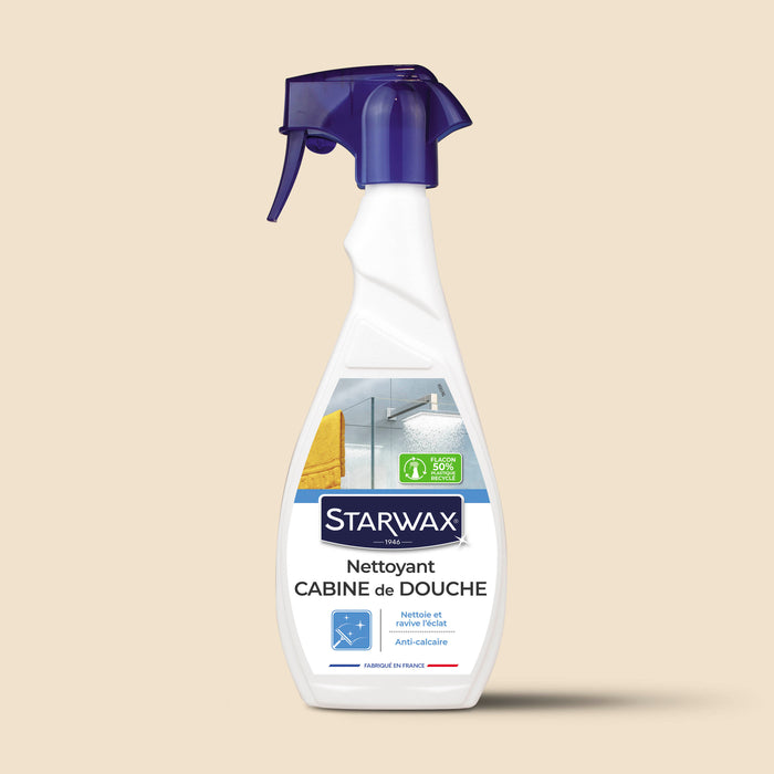 Nettoyant anti-calcaire pour cabine de douche