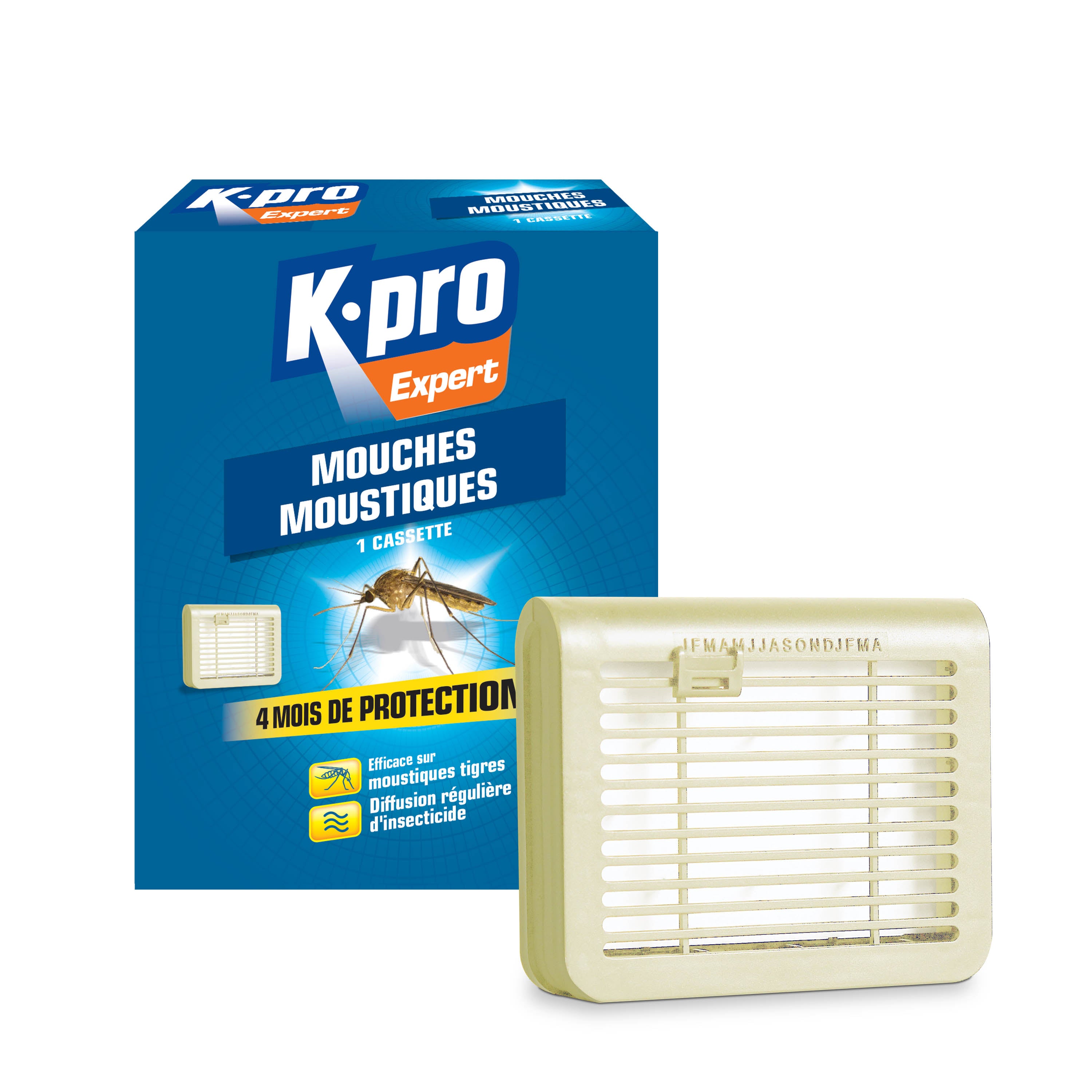 K.PRO - Cassette Mouches Moustiques
 X1