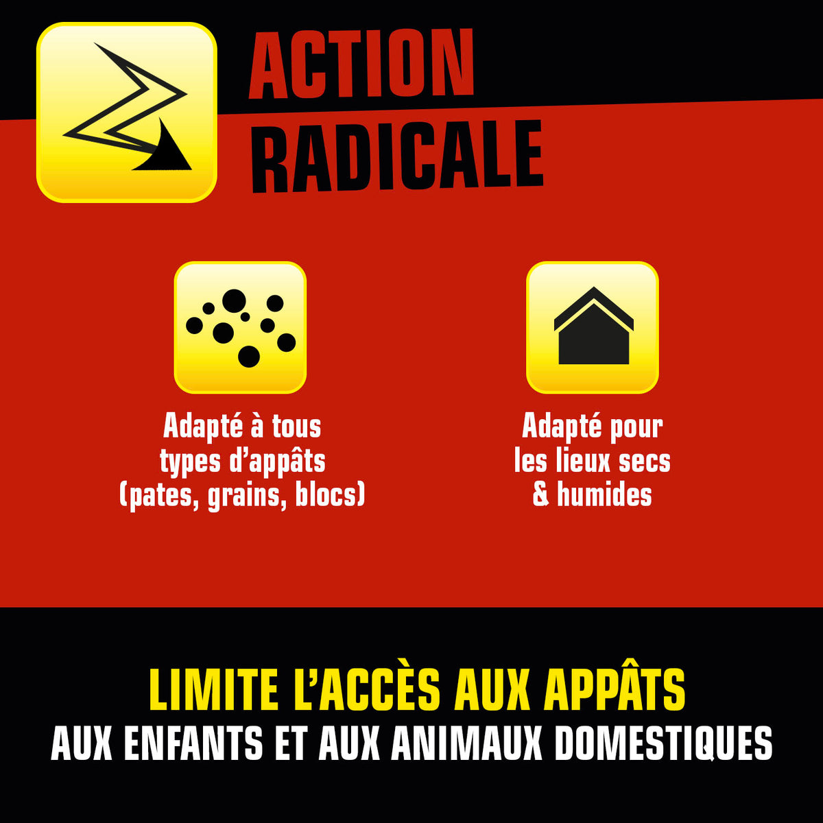 K.PRO - Boite appât sécurisée vide contre rats et souris X1