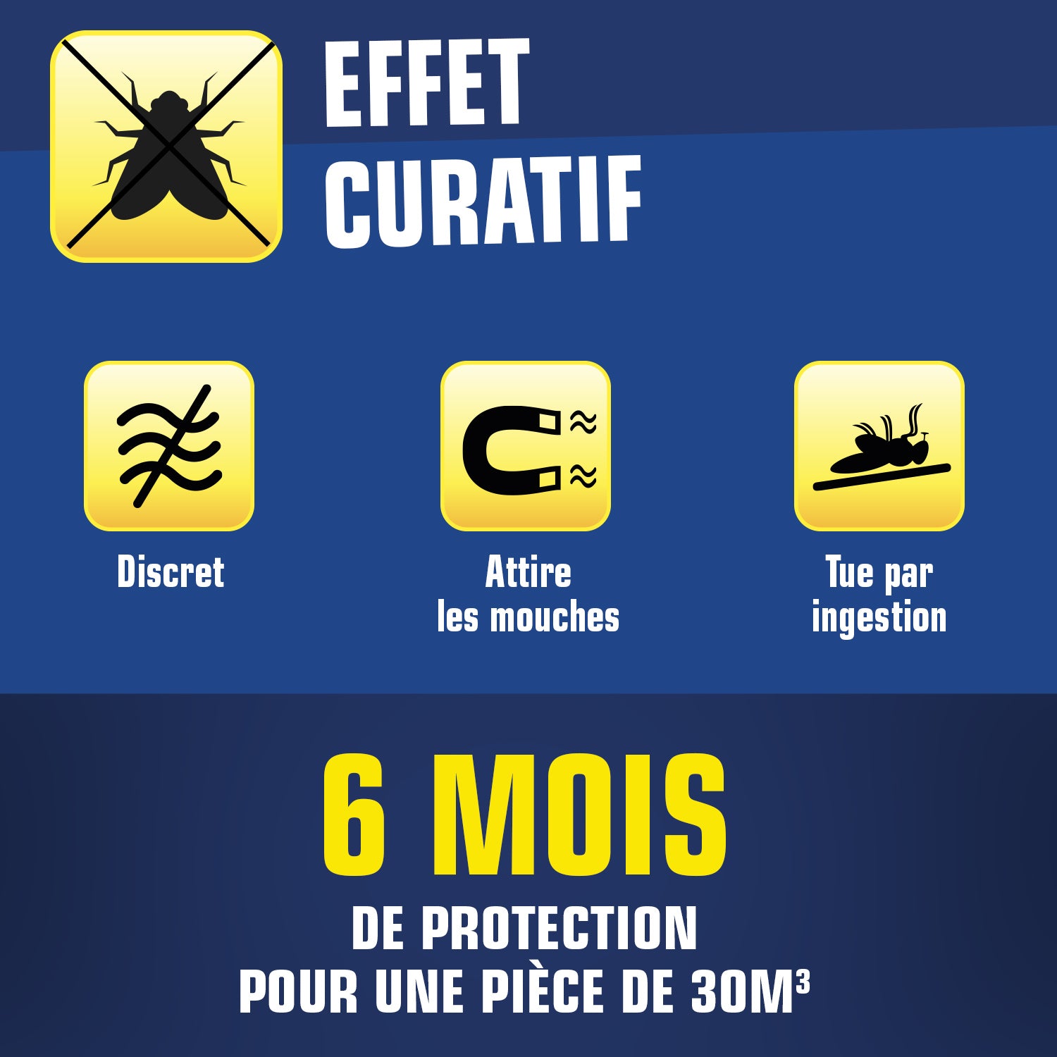 K.PRO - Stickers anti-mouches fleurs
 X4