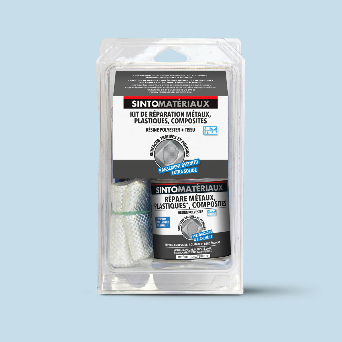 SINTO - Kit résine et tissu 250ml
