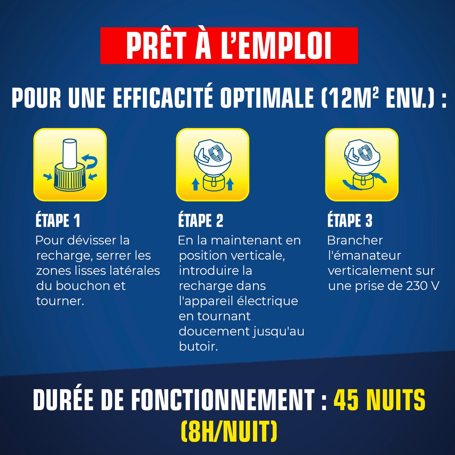 K.PRO - Diffuseur électrique + recharge anti-moustiques 
 X1