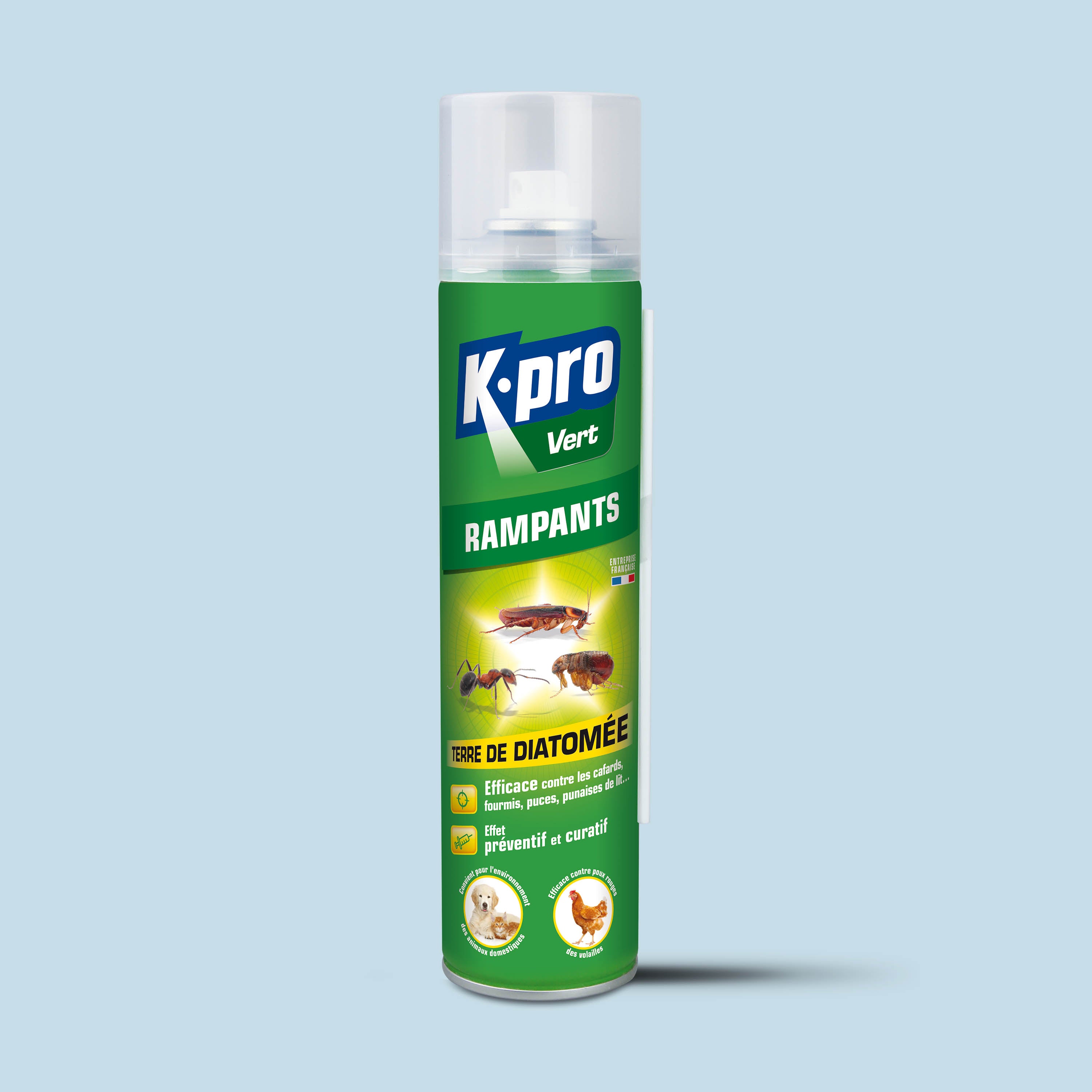 K.PRO - Aérosol Terre de diatomée
 400ml