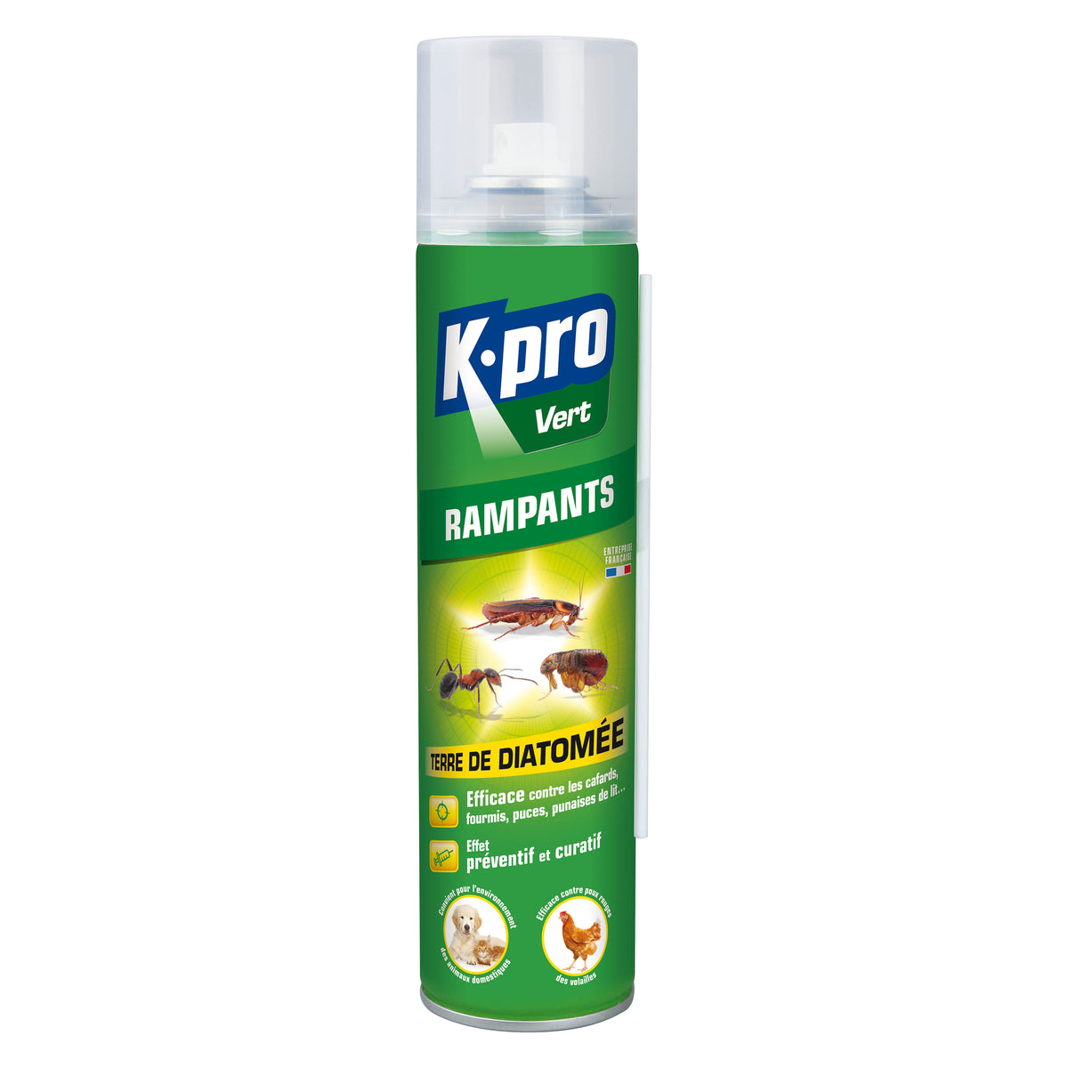 K.PRO - Aérosol Terre de diatomée
 400ml