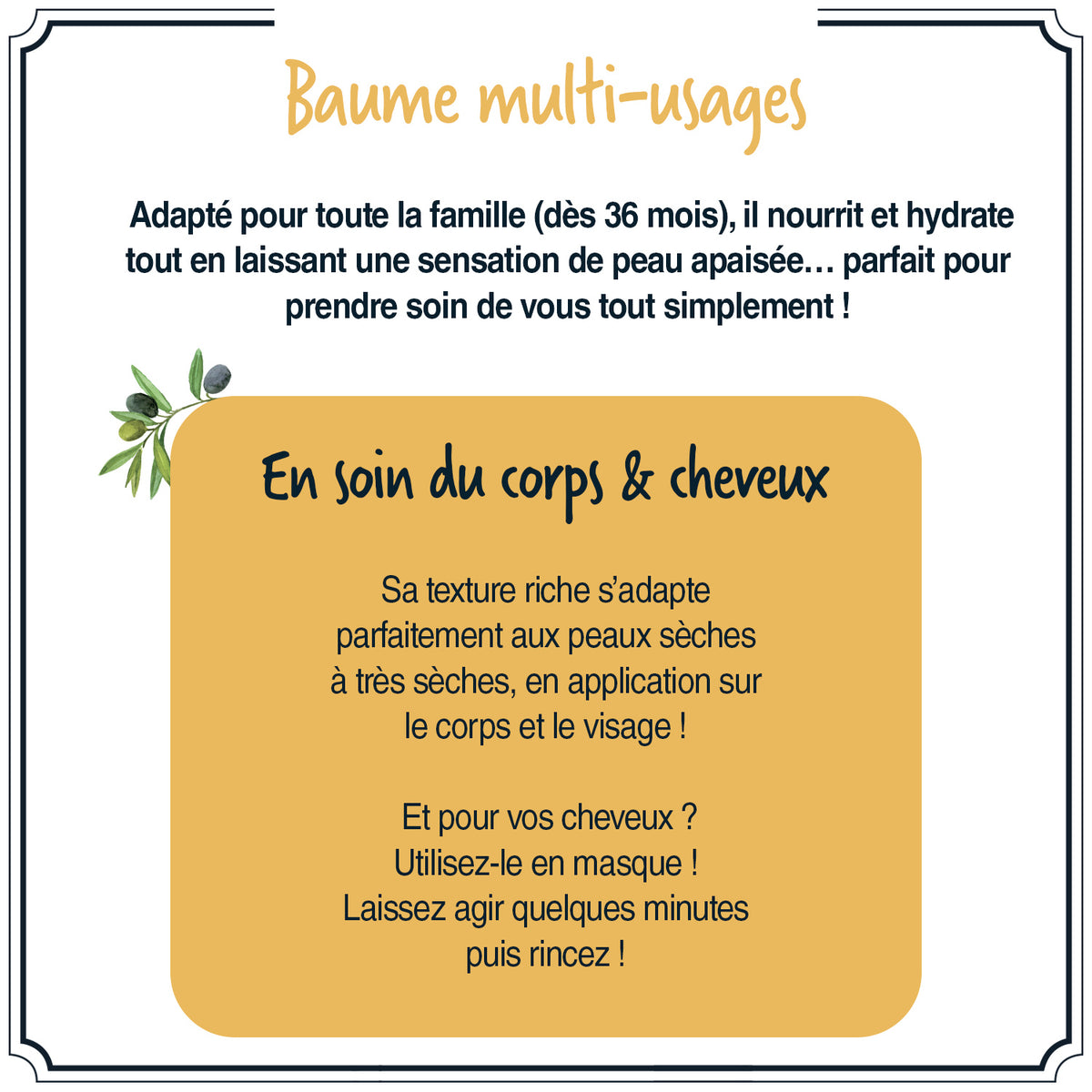 BRIOCHIN COSMETIQUES - Baume multi-usages - Cosmébio 100ml