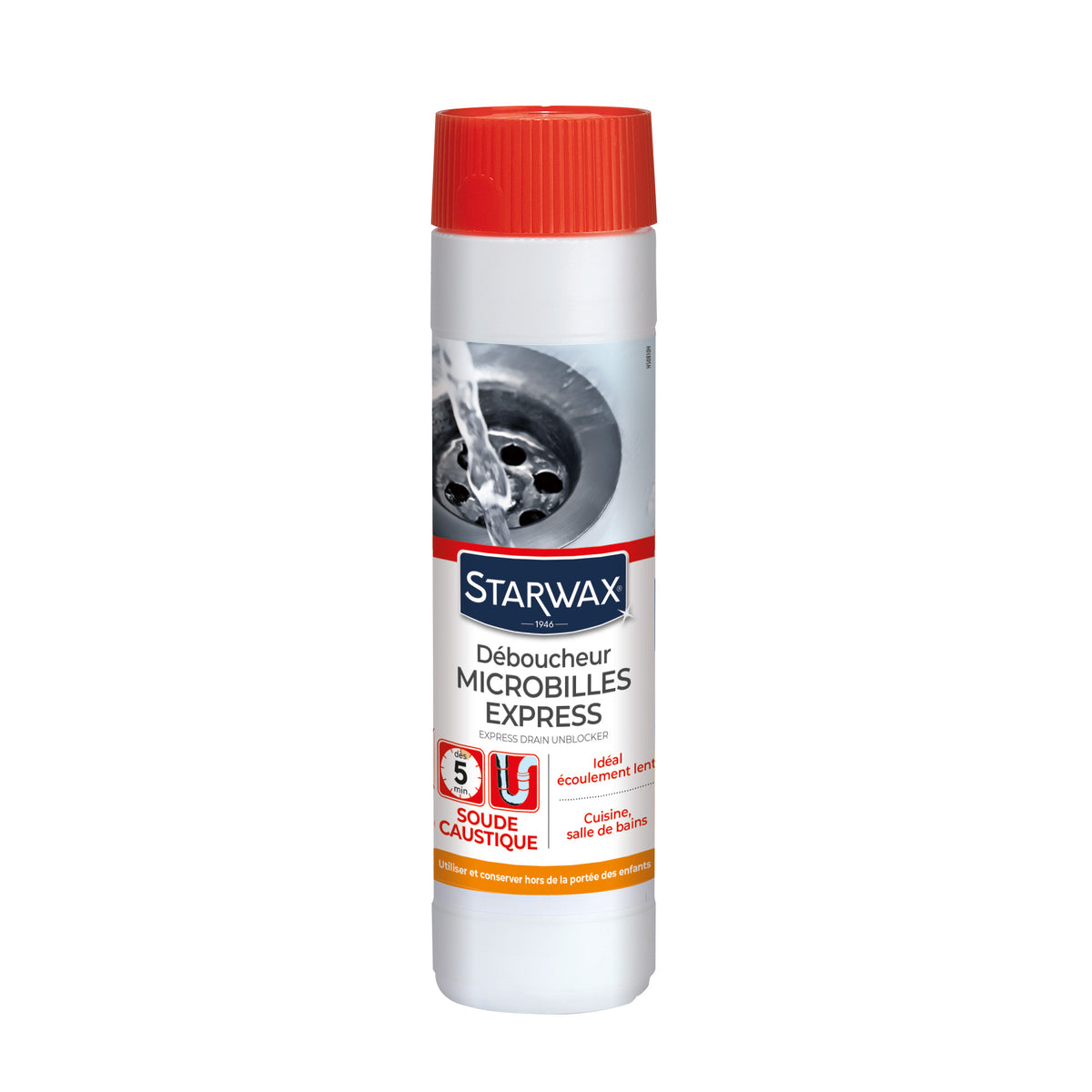 STARWAX - Déboucheur microbilles pour canalisations 500g