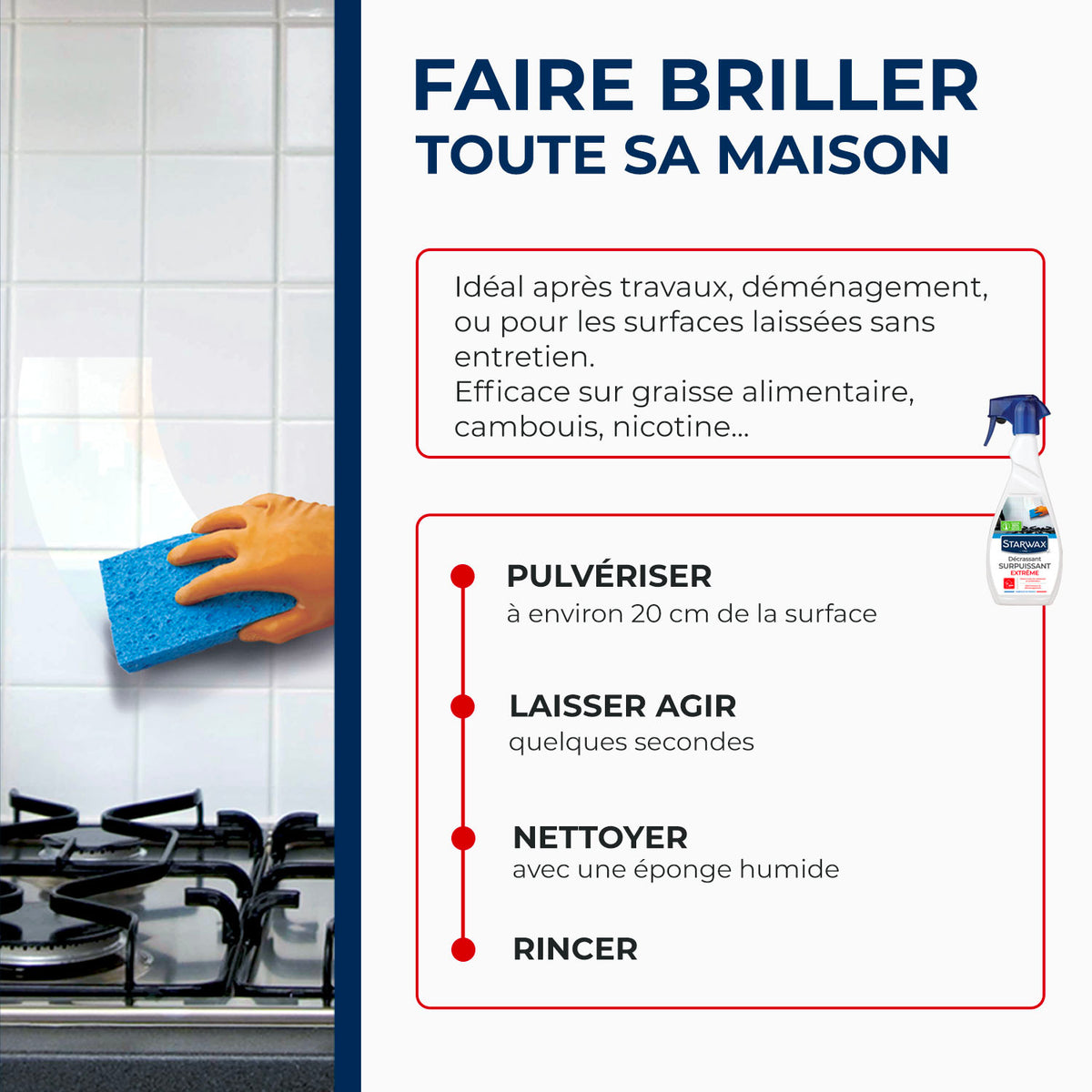 STARWAX - Décrassant surpuissant 500ml