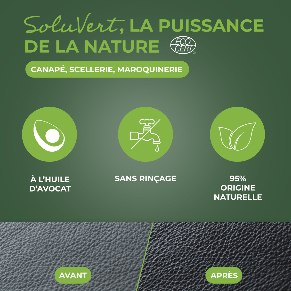 STARWAX SOLUVERT - Lotion de soin pour cuir 500ml
